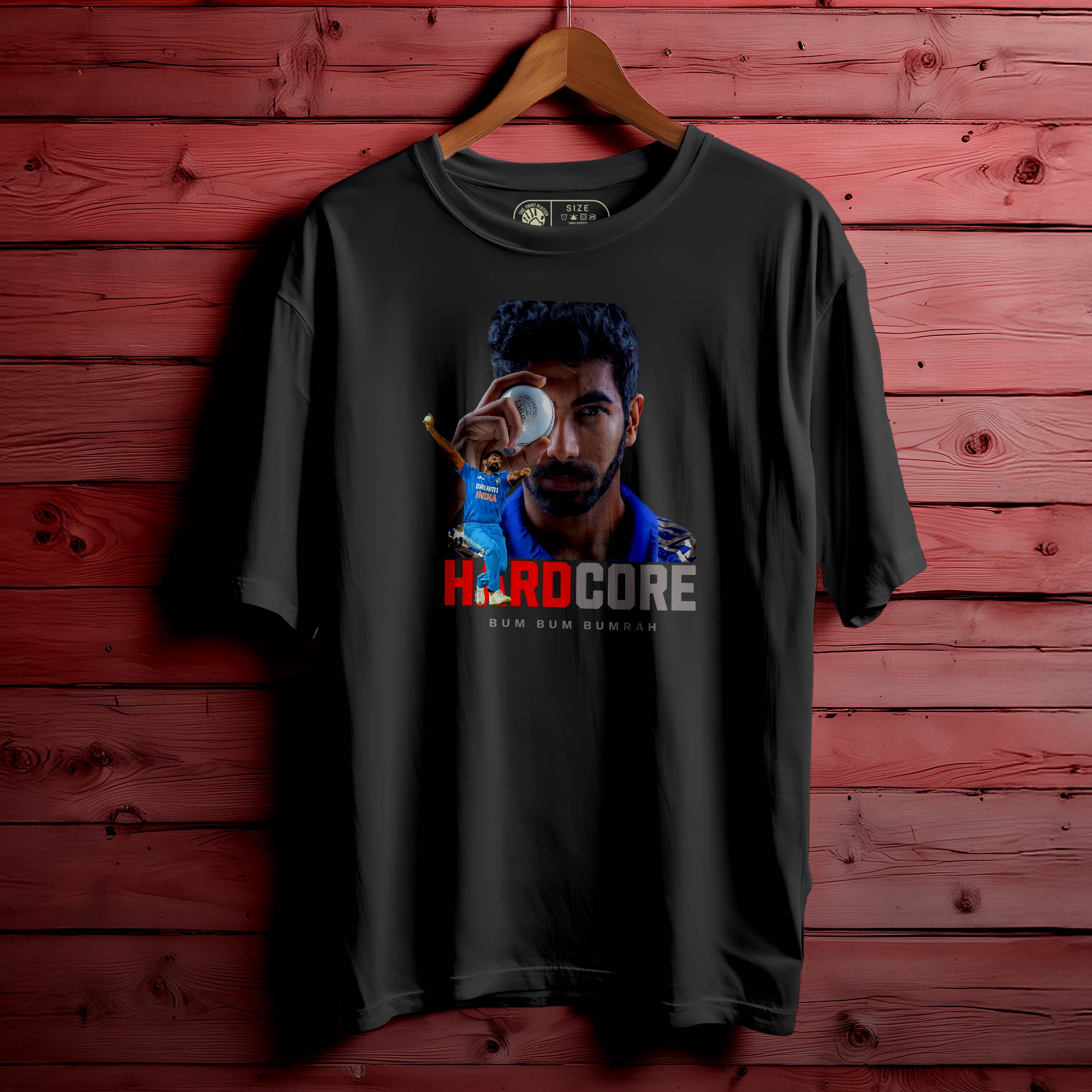 Hard-Core-BUMRAH Oversized Unisex T-Shirt |289