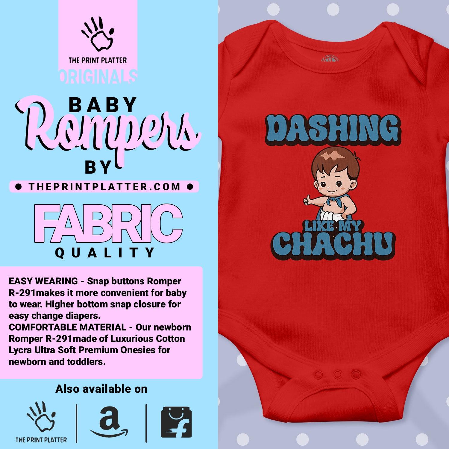 Dashing Like My Chachu Unisex Half Sleeve Romper