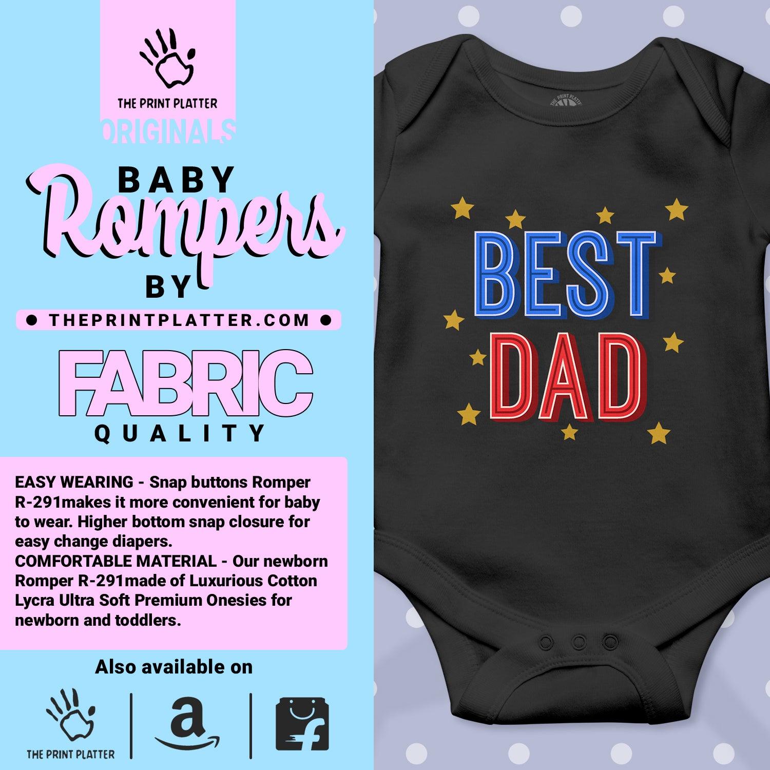 Best Dad Unisex Half Sleeve Romper