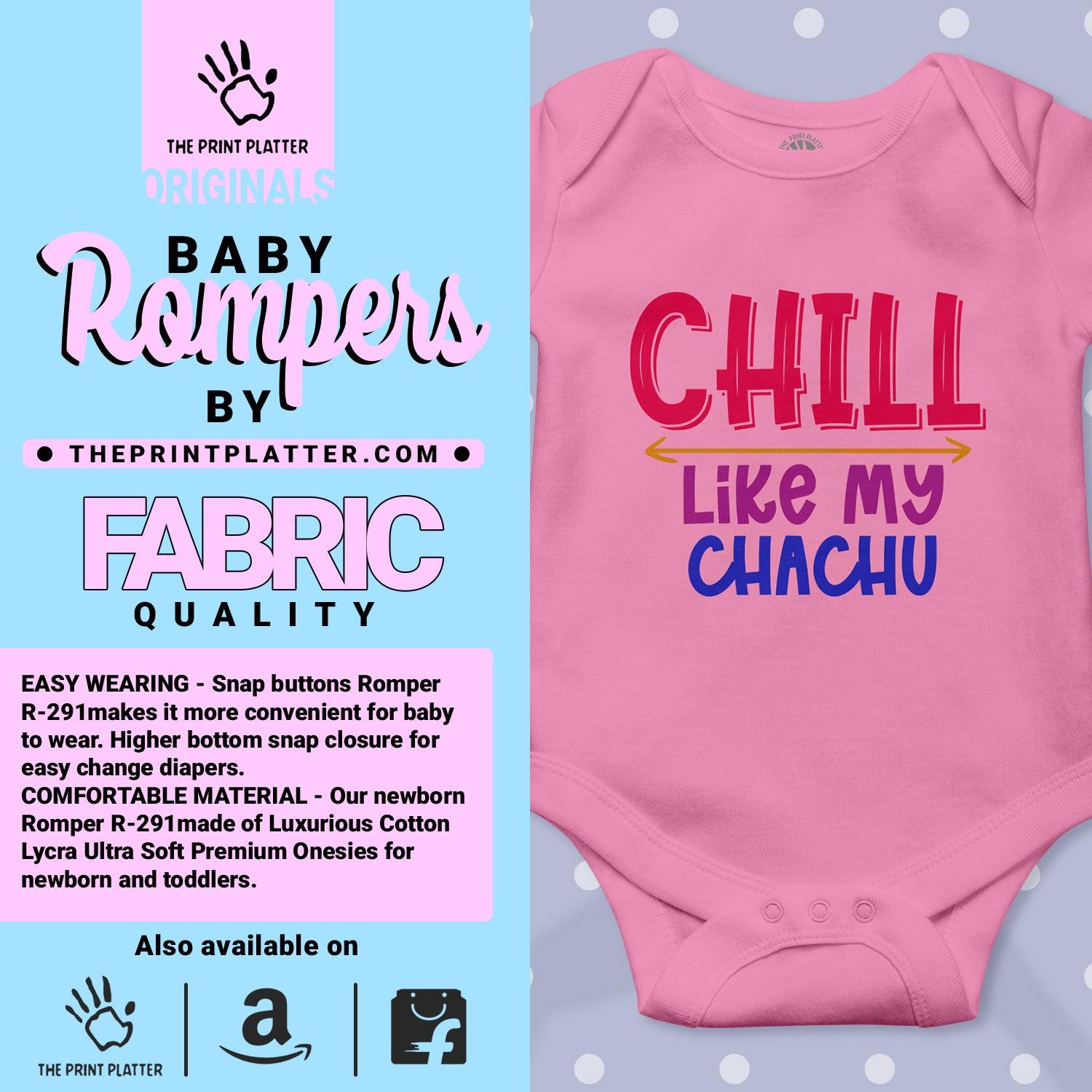 Chill Like My Chachu Unisex Half Sleeve Romper