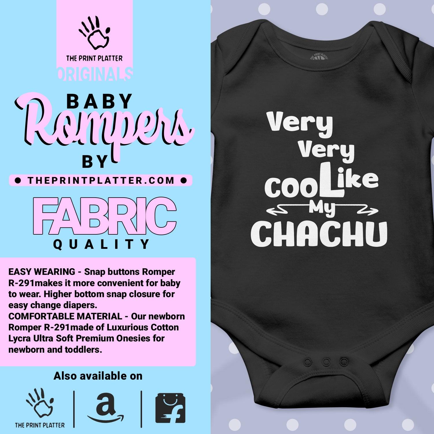 Very Very Cool Like My Chachu Unisex Half Sleeve Romper