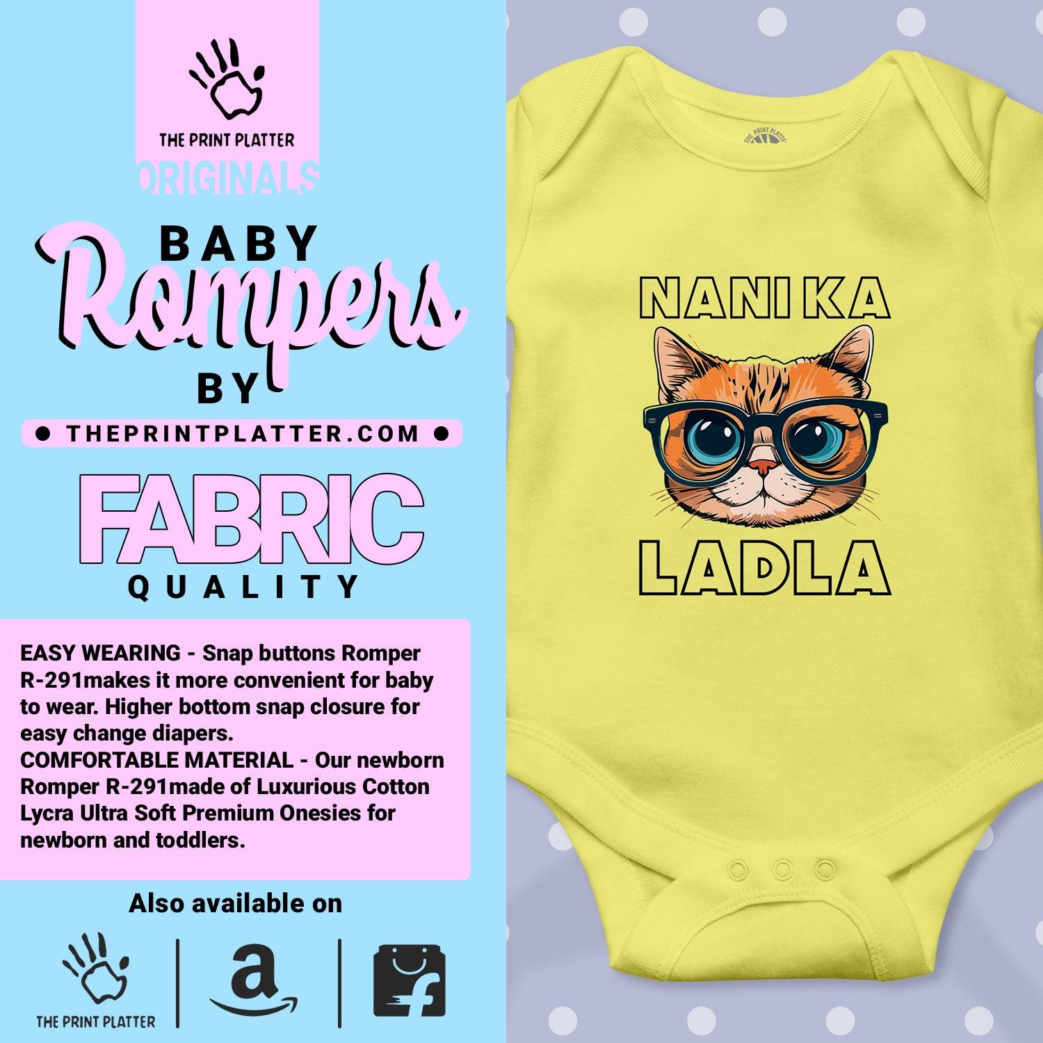 Nani Ka Ladla House Unisex Half Sleeve Romper