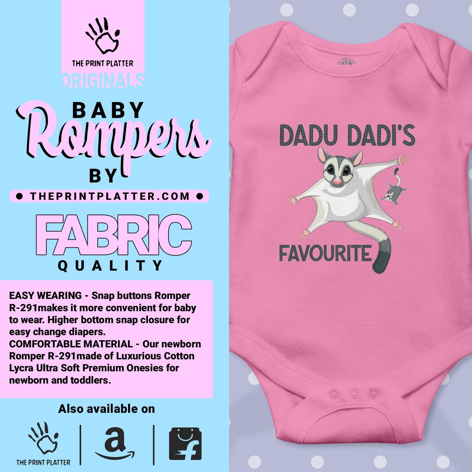 Dadu Dadi's Favourite Unisex Half Sleeve Romper