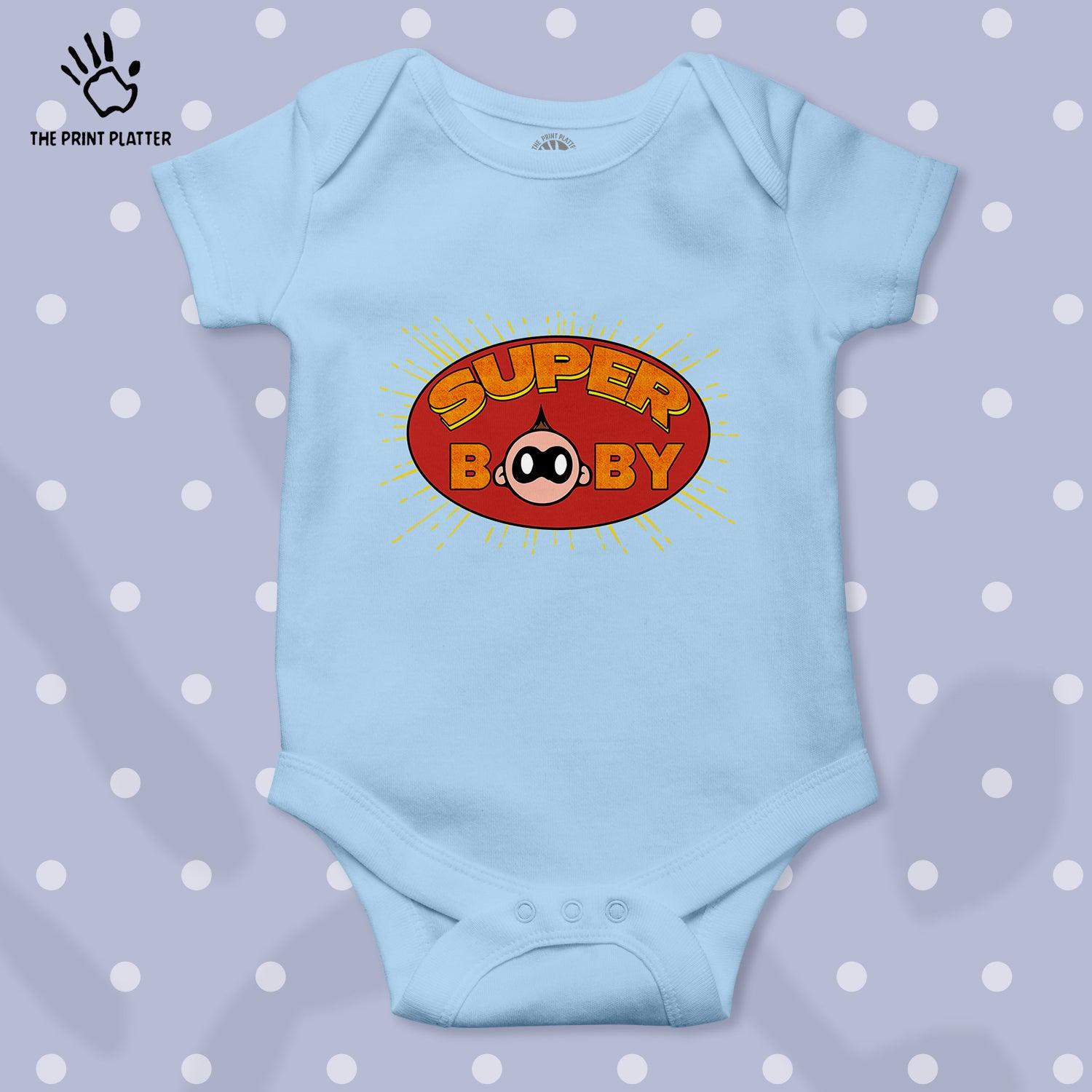 Super Baby Unisex Half Sleeve Romper