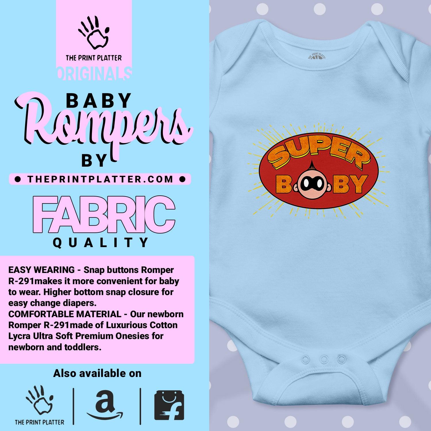 Super Baby Unisex Half Sleeve Romper