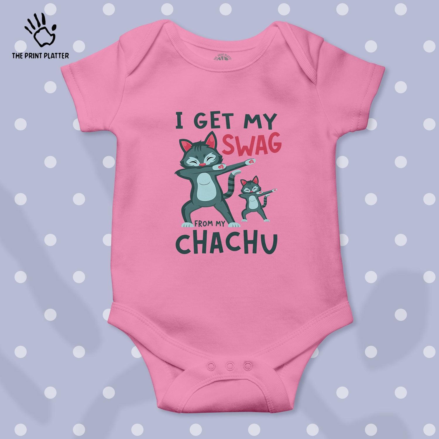 I Get my Swag From My Chachu Unisex Half Sleeve Romper