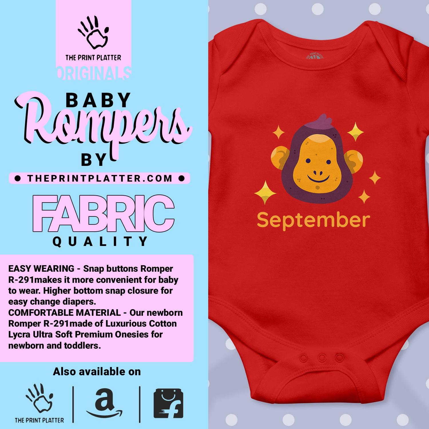 September Unisex Half Sleeve Romper