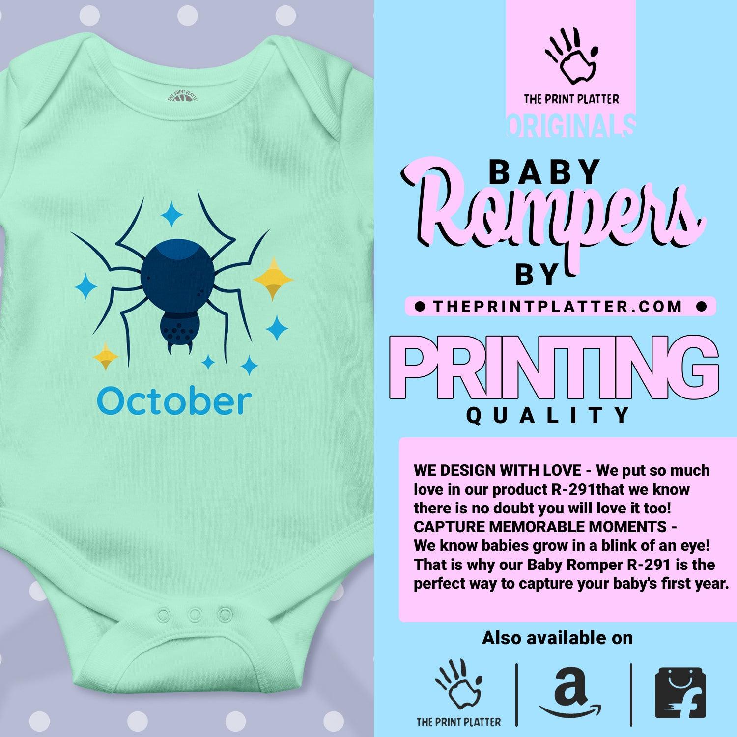 October Unisex Half Sleeve Romper