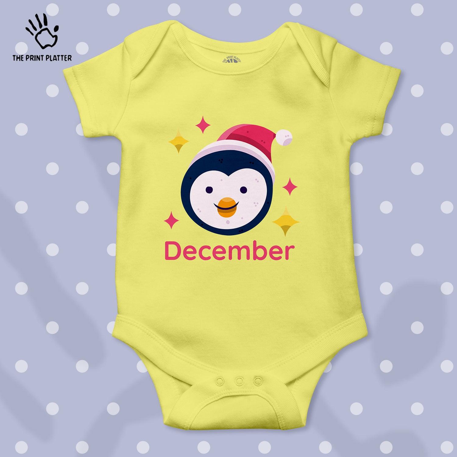 December Unisex Half Sleeve Romper