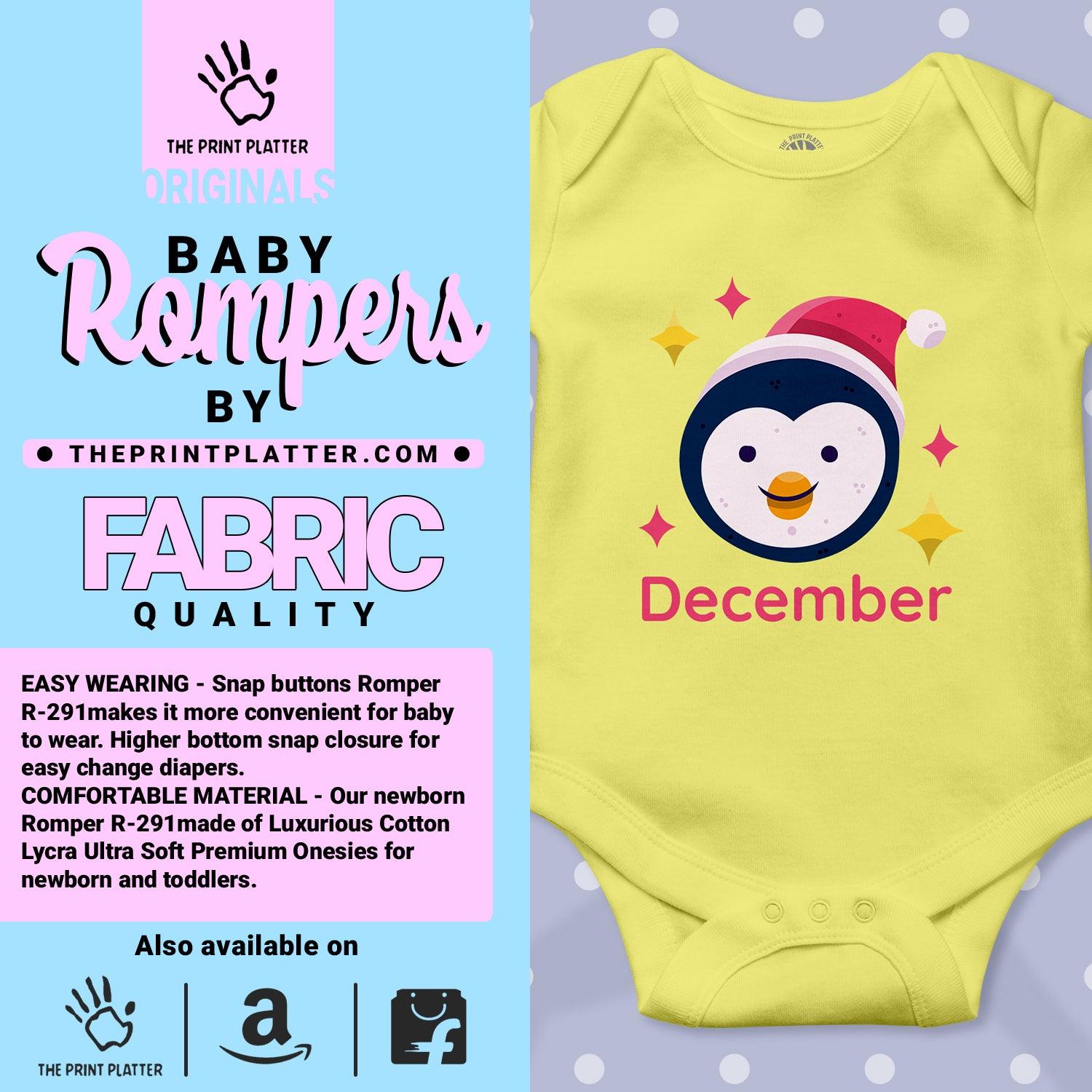 December Unisex Half Sleeve Romper