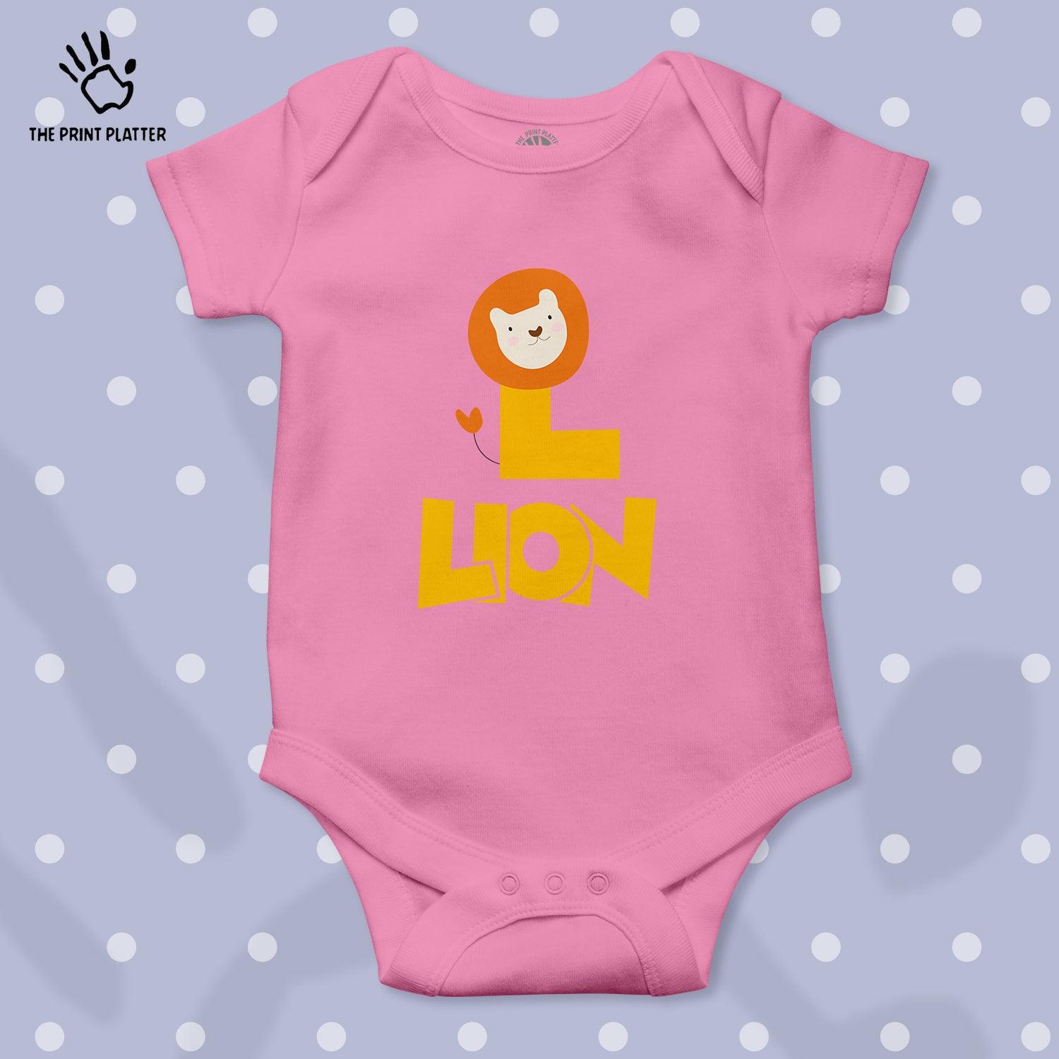 L - Lion Unisex Half Sleeve Romper