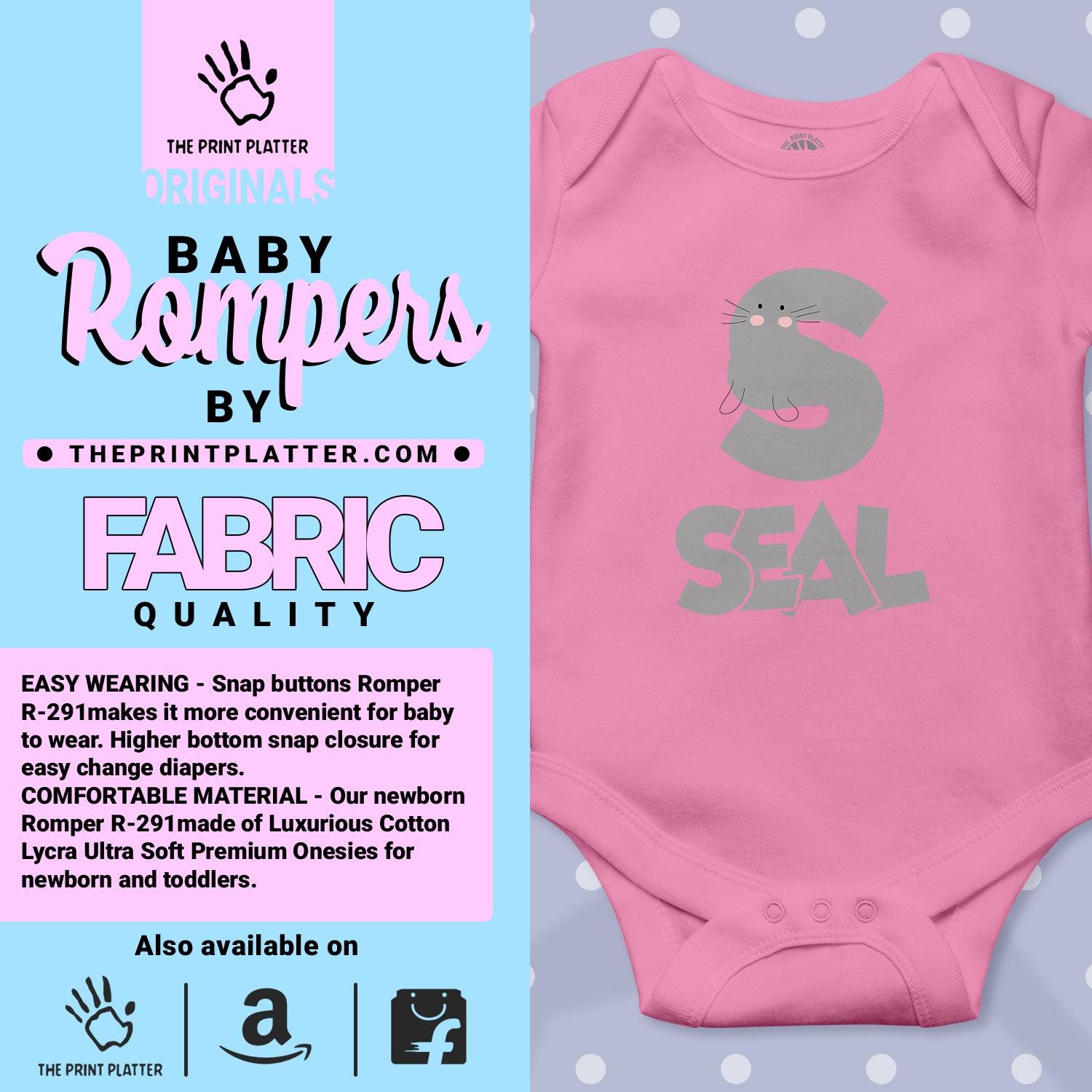 S - seal Unisex Half Sleeve Romper