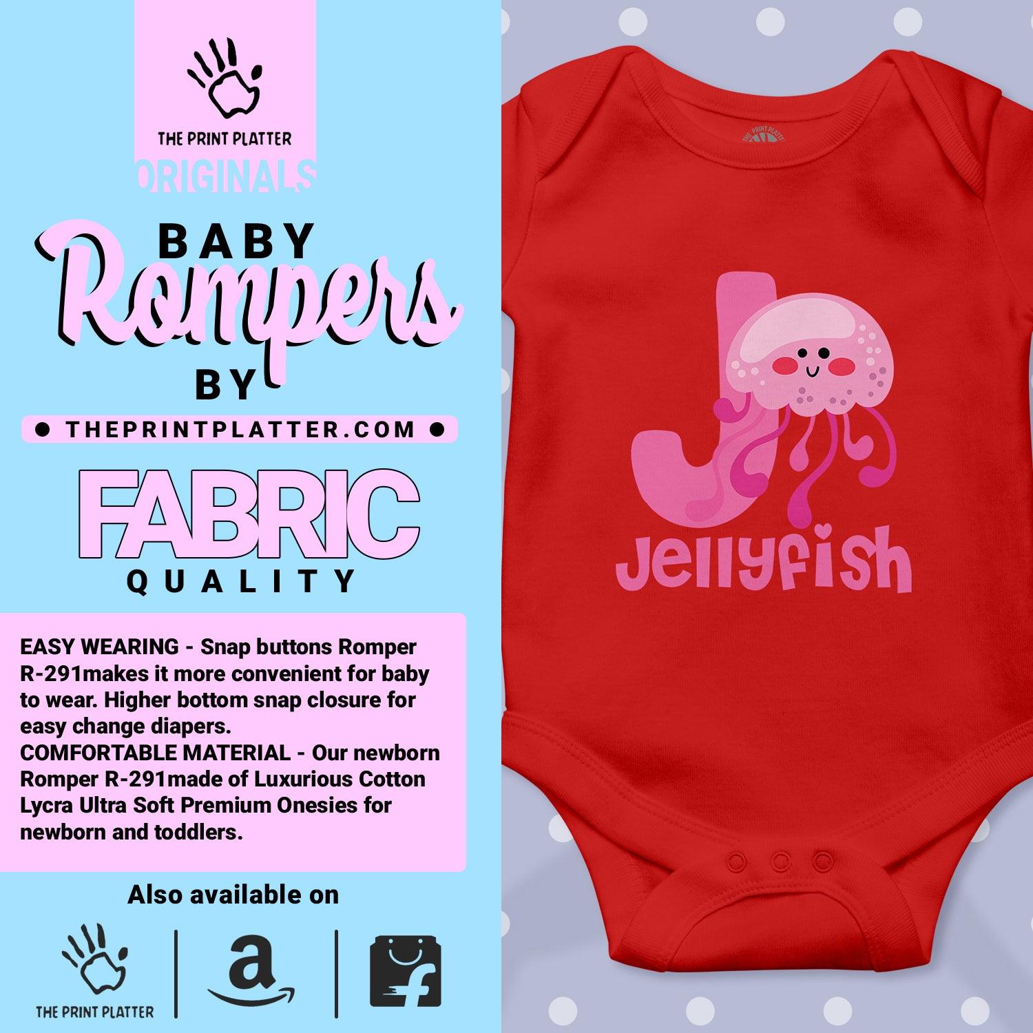 Jellyfish Unisex Half Sleeve Romper