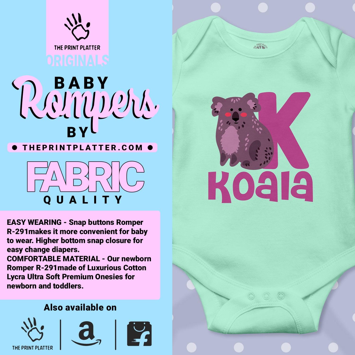 Koala Unisex Half Sleeve Romper