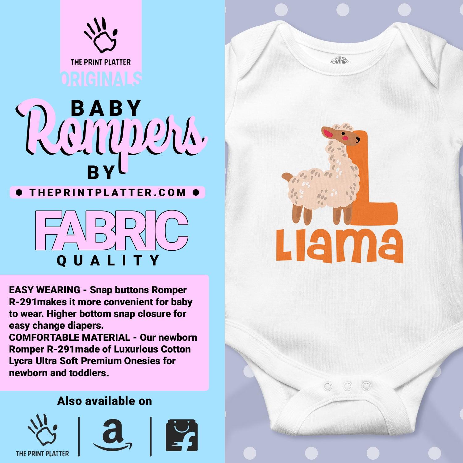 Llama Unisex Half Sleeve Romper