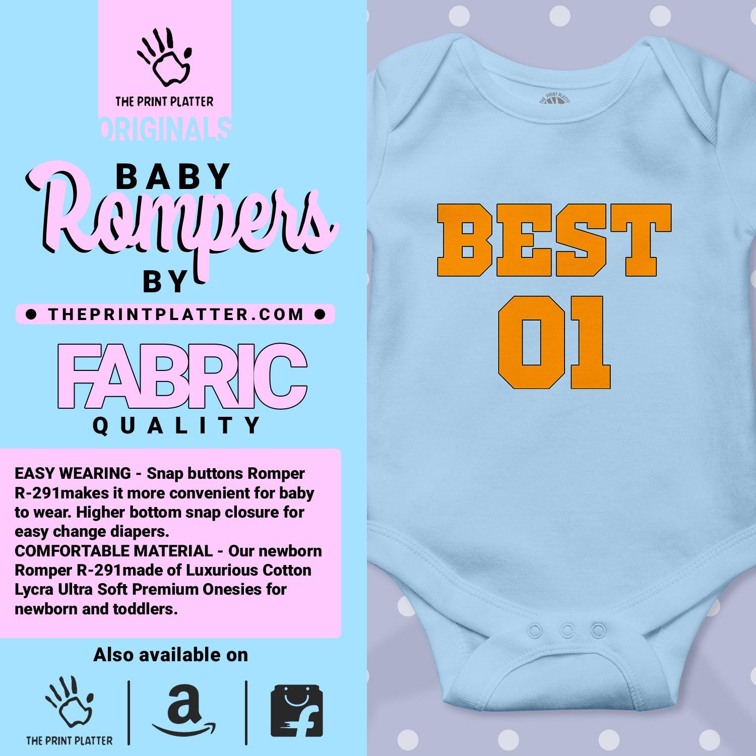 Best 01 Unisex Half Sleeve Romper