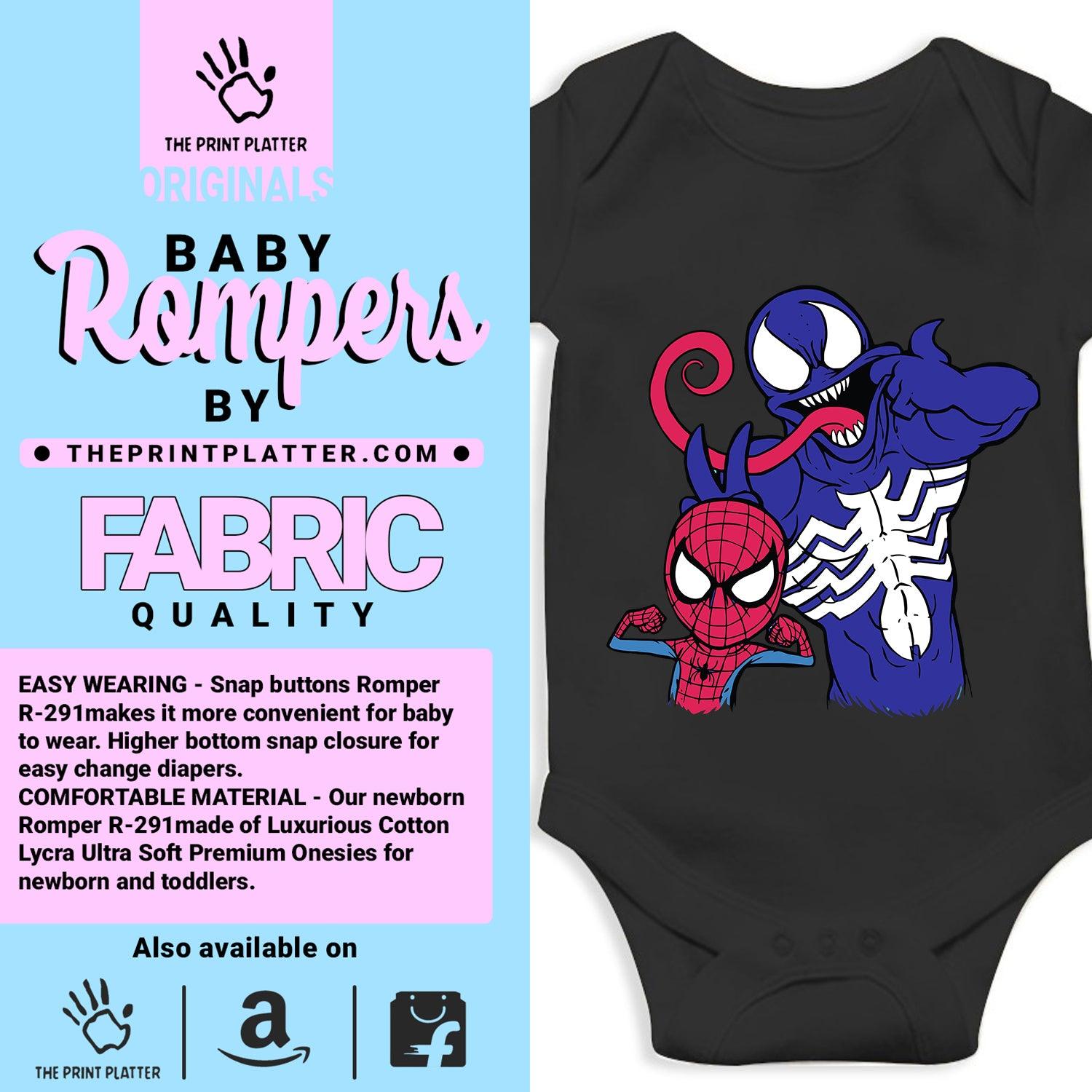 Spider Venom Unisex Half Sleeve Romper