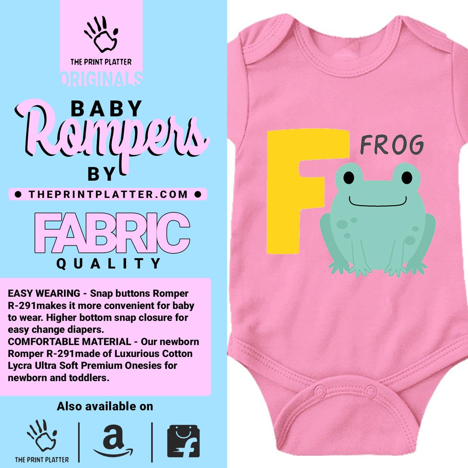 Frog Unisex Half Sleeve Romper