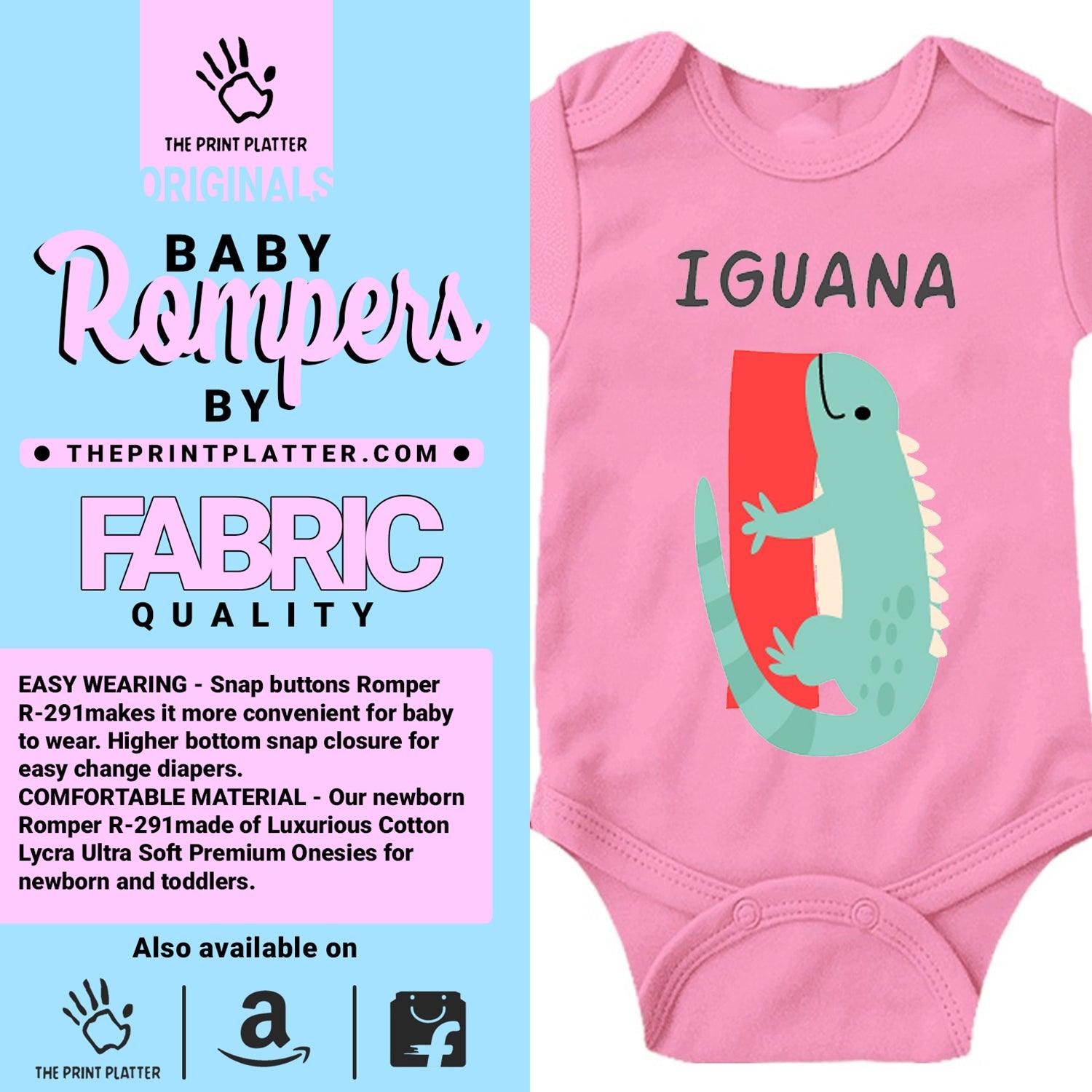 Iguana Unisex Half Sleeve Romper