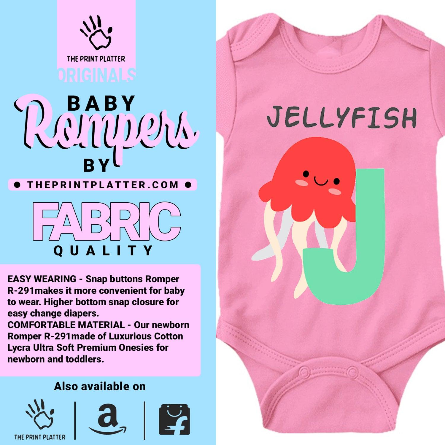 Jellyfish Unisex Half Sleeve Romper