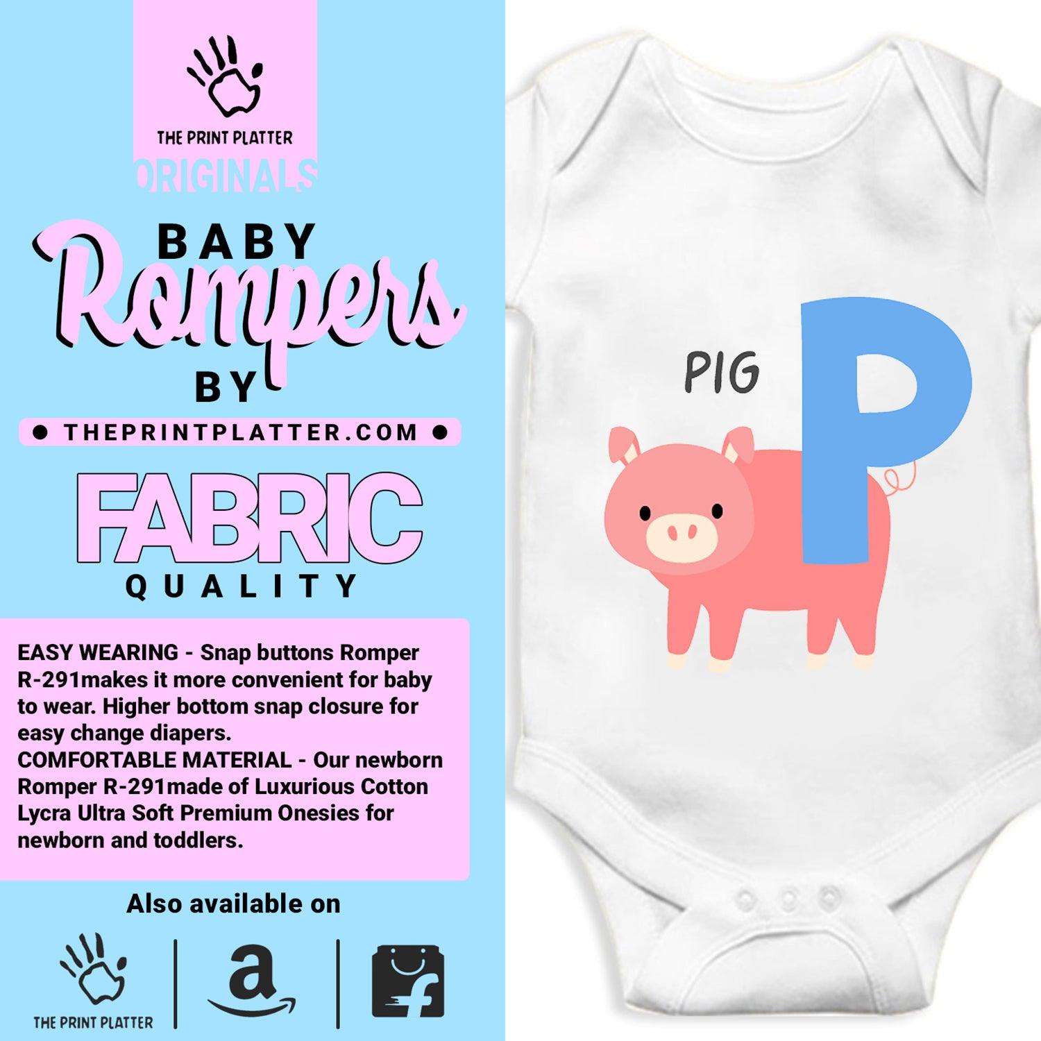 Pig Unisex Half Sleeve Romper