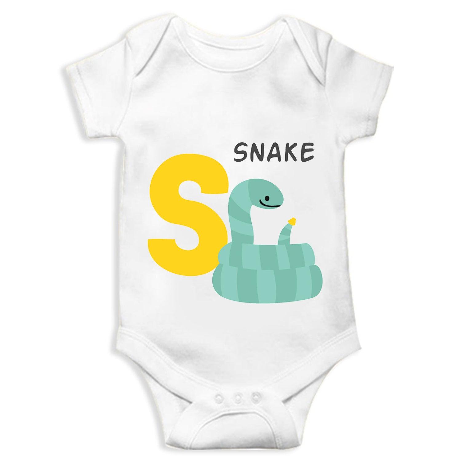 Snake Unisex Half Sleeve Romper