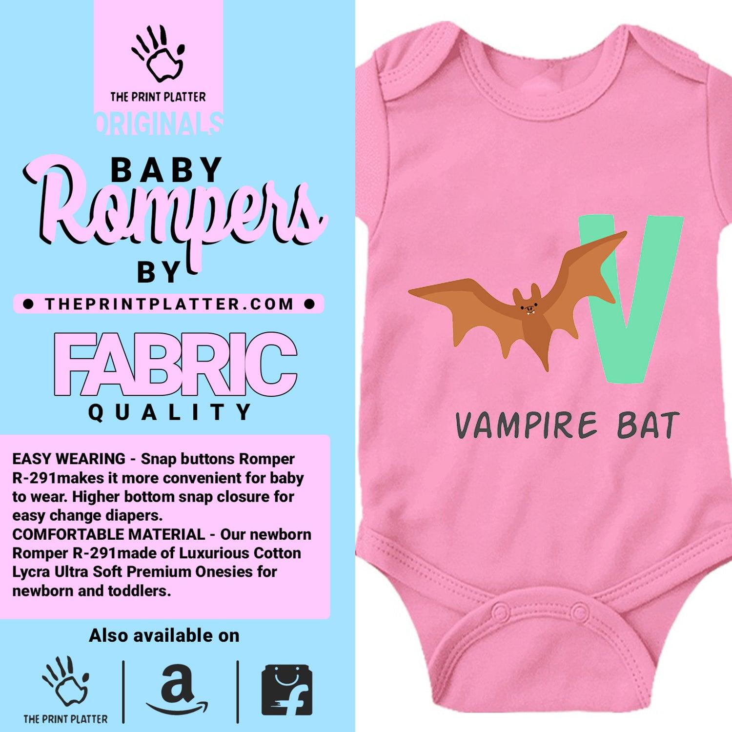 VampireBat Unisex Half Sleeve Romper
