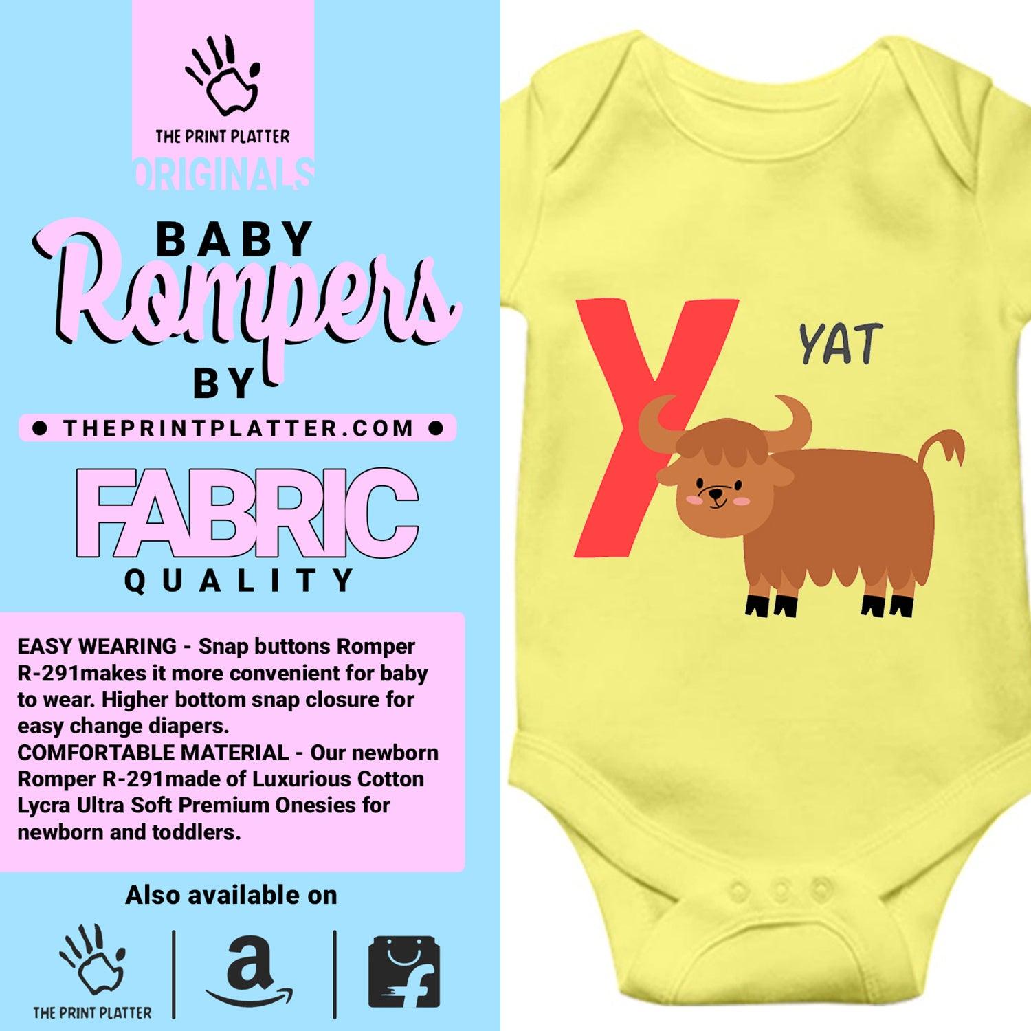 Yat Unisex Half Sleeve Romper
