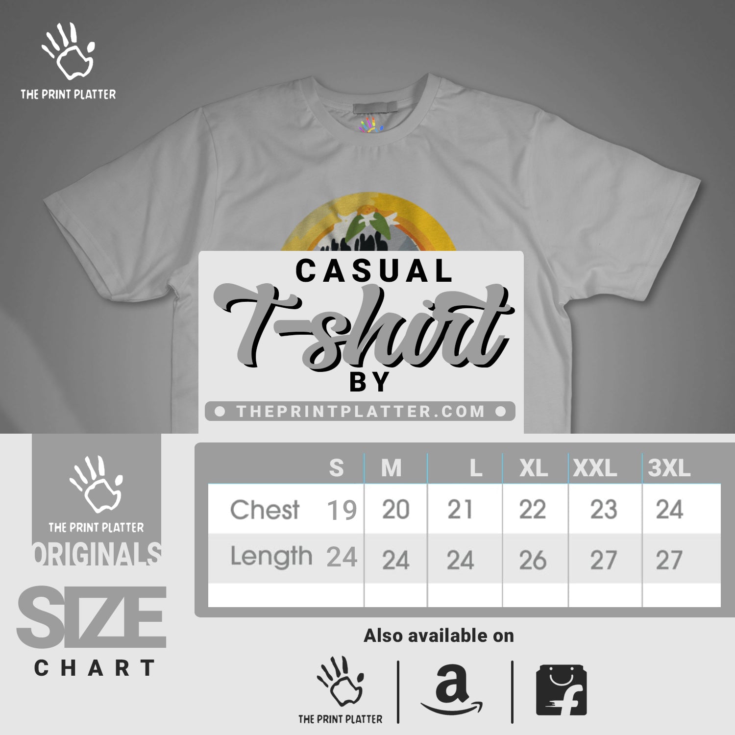 Mahadev Cotton Bio Wash 180gsm T-shirt |T48...