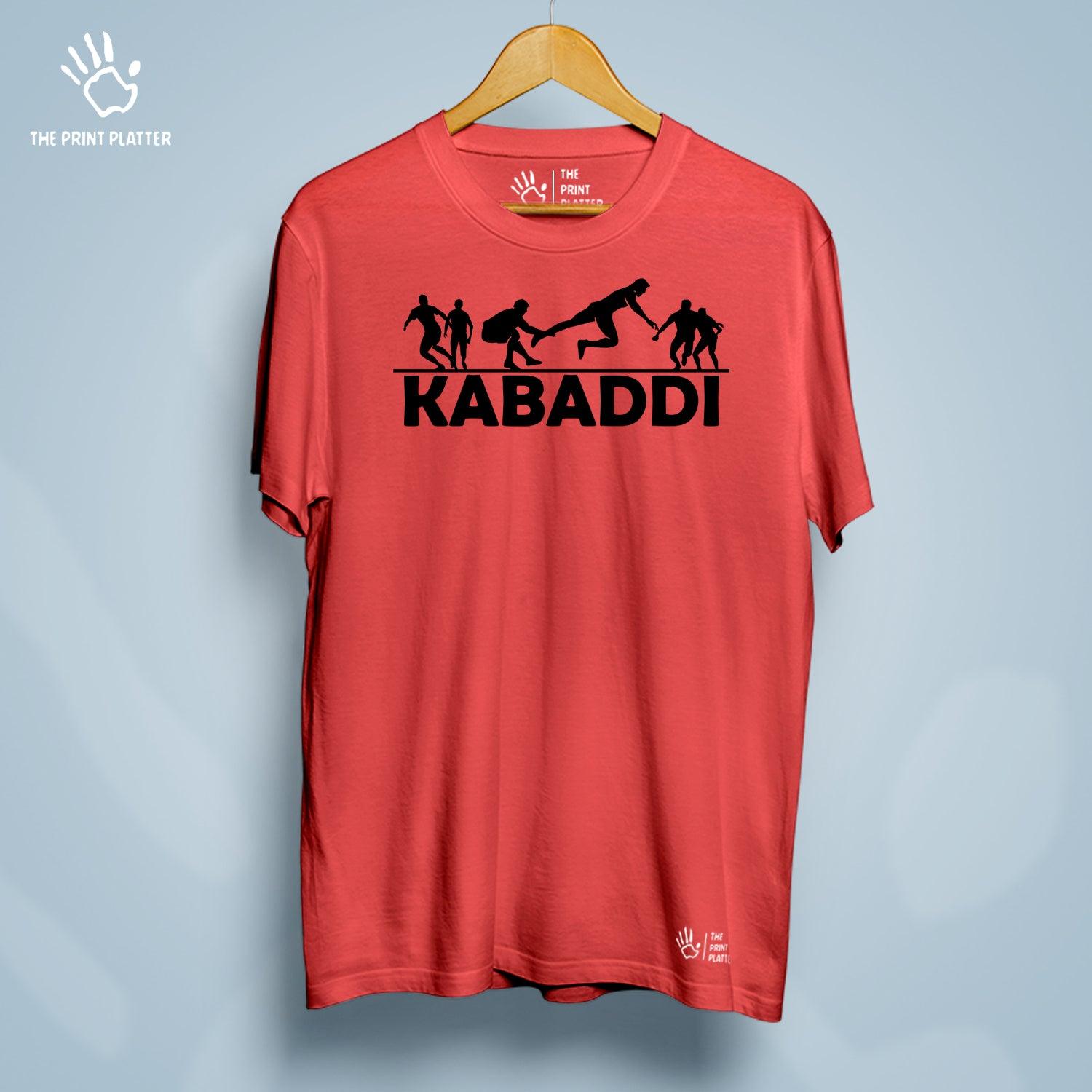 Kabaddi Cotton Bio Wash 180gsm T-shirt | T-R145