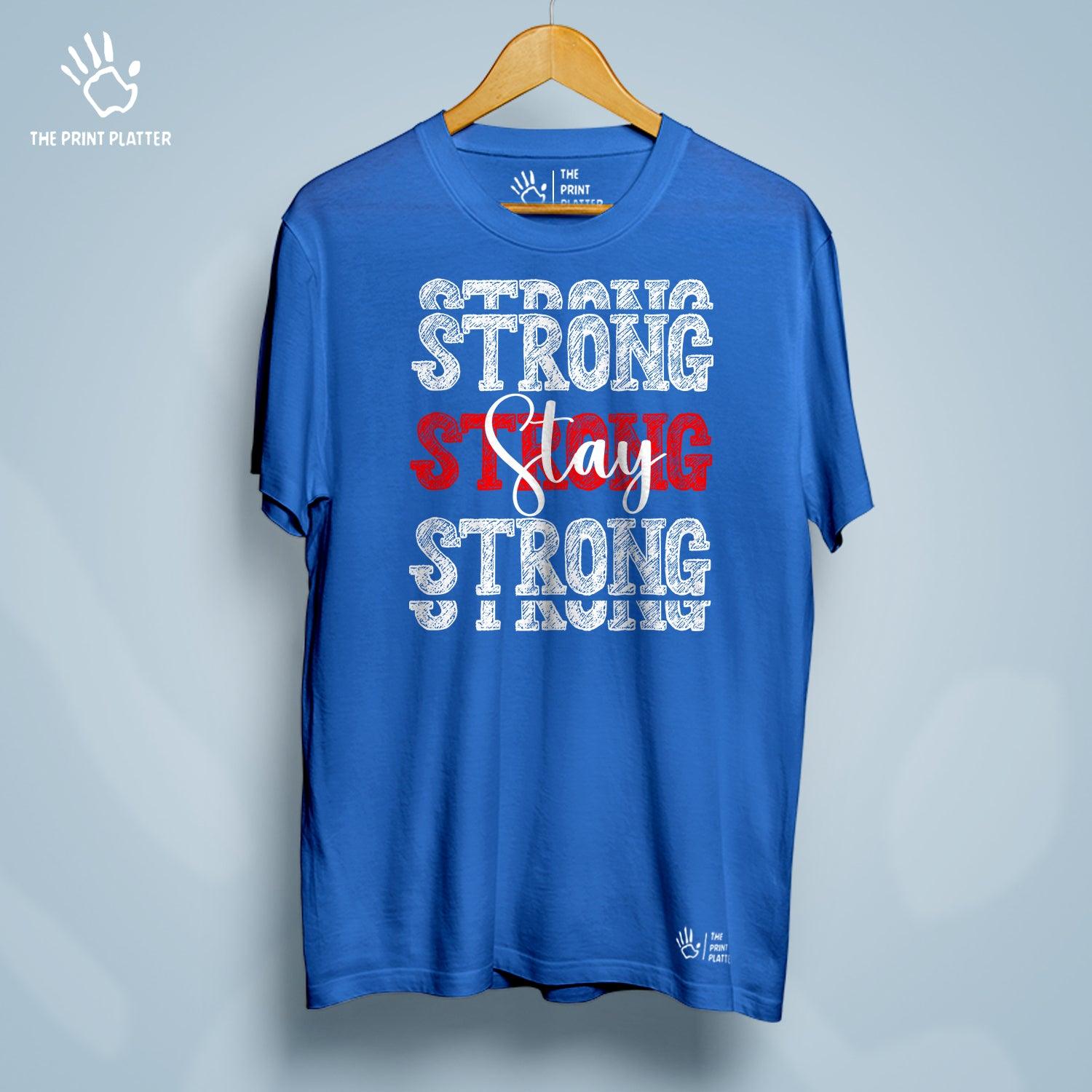 Stay Strong Cotton Bio Wash 180gsm T-shirt | T-R178
