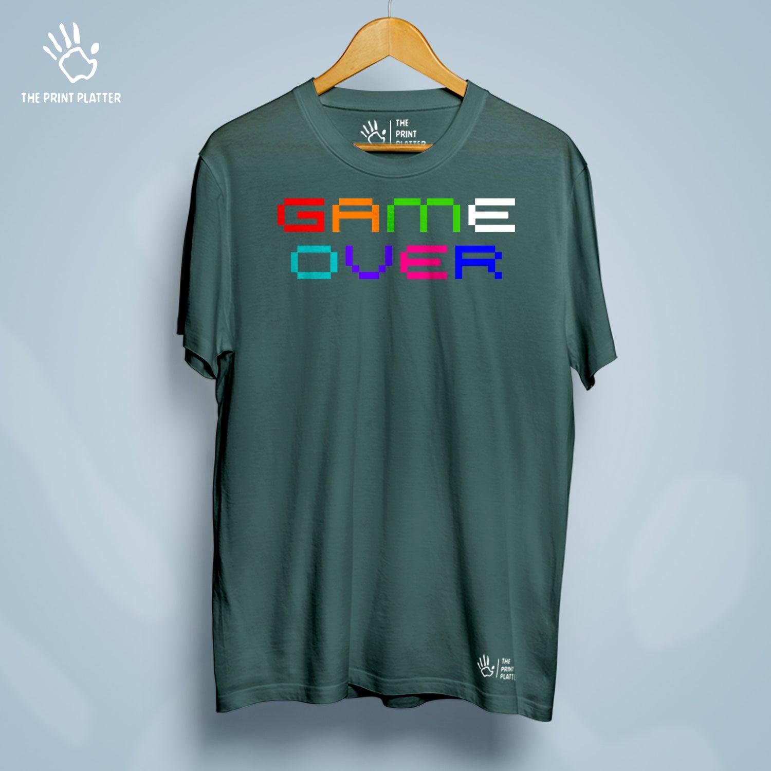 Game Over Cotton Bio Wash 180gsm T-shirt | T-R183