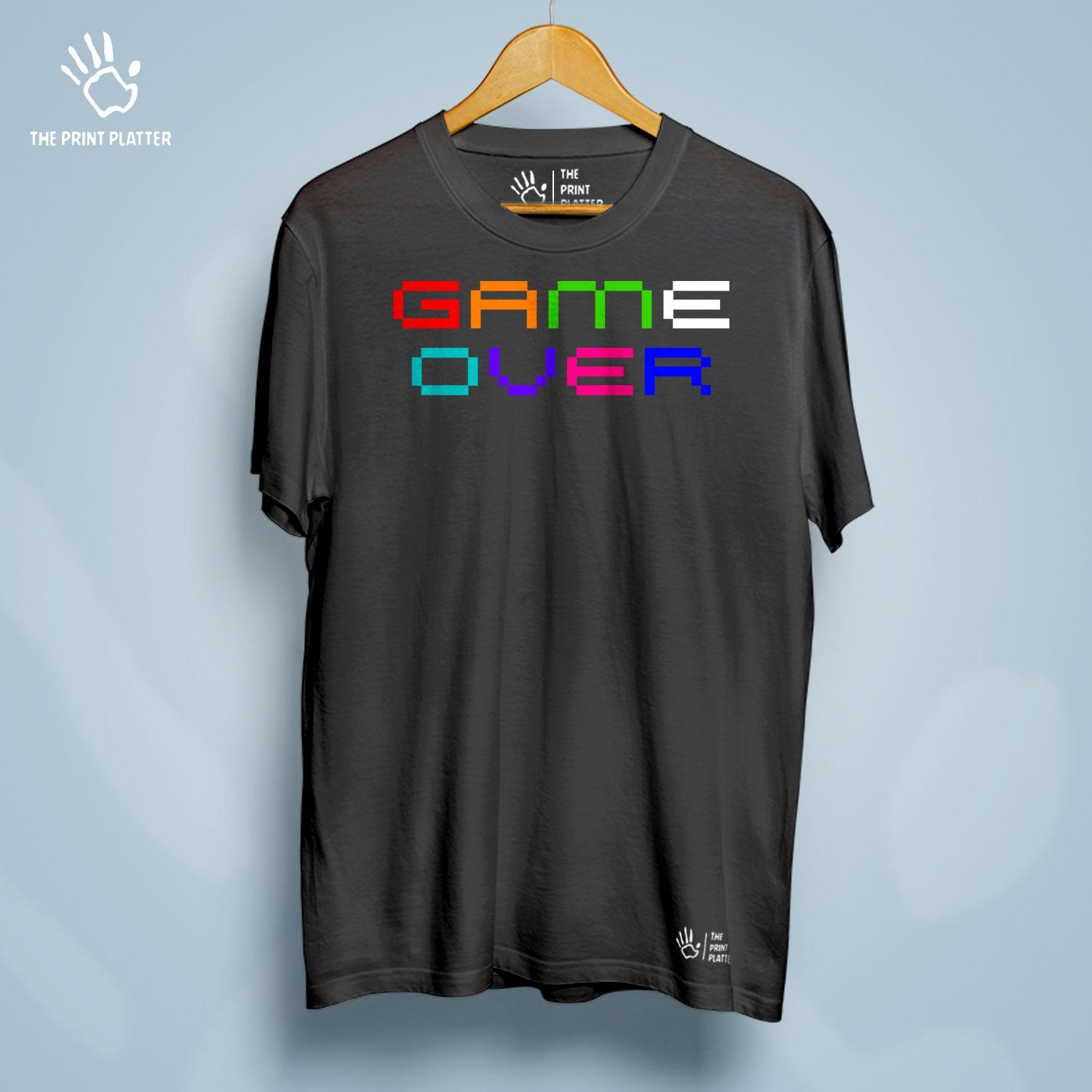 Game Over Cotton Bio Wash 180gsm T-shirt | T-R183