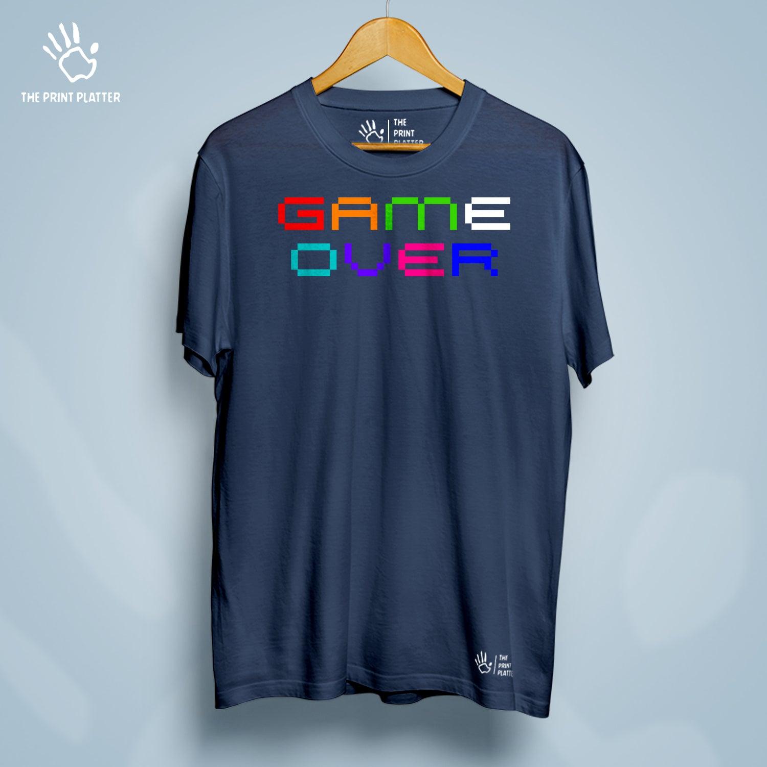 Game Over Cotton Bio Wash 180gsm T-shirt | T-R183