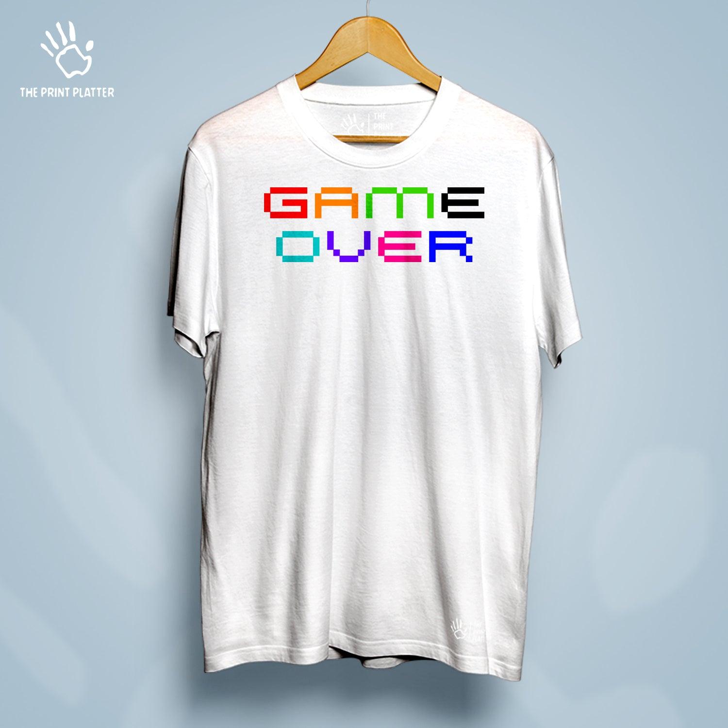 Game Over Cotton Bio Wash 180gsm T-shirt | T-R183