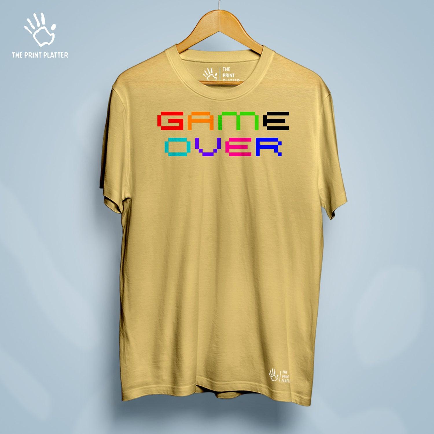 Game Over Cotton Bio Wash 180gsm T-shirt | T-R183