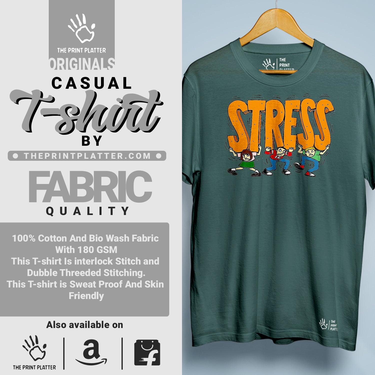 Stress Cotton Bio Wash 180gsm T-shirt | T-R204