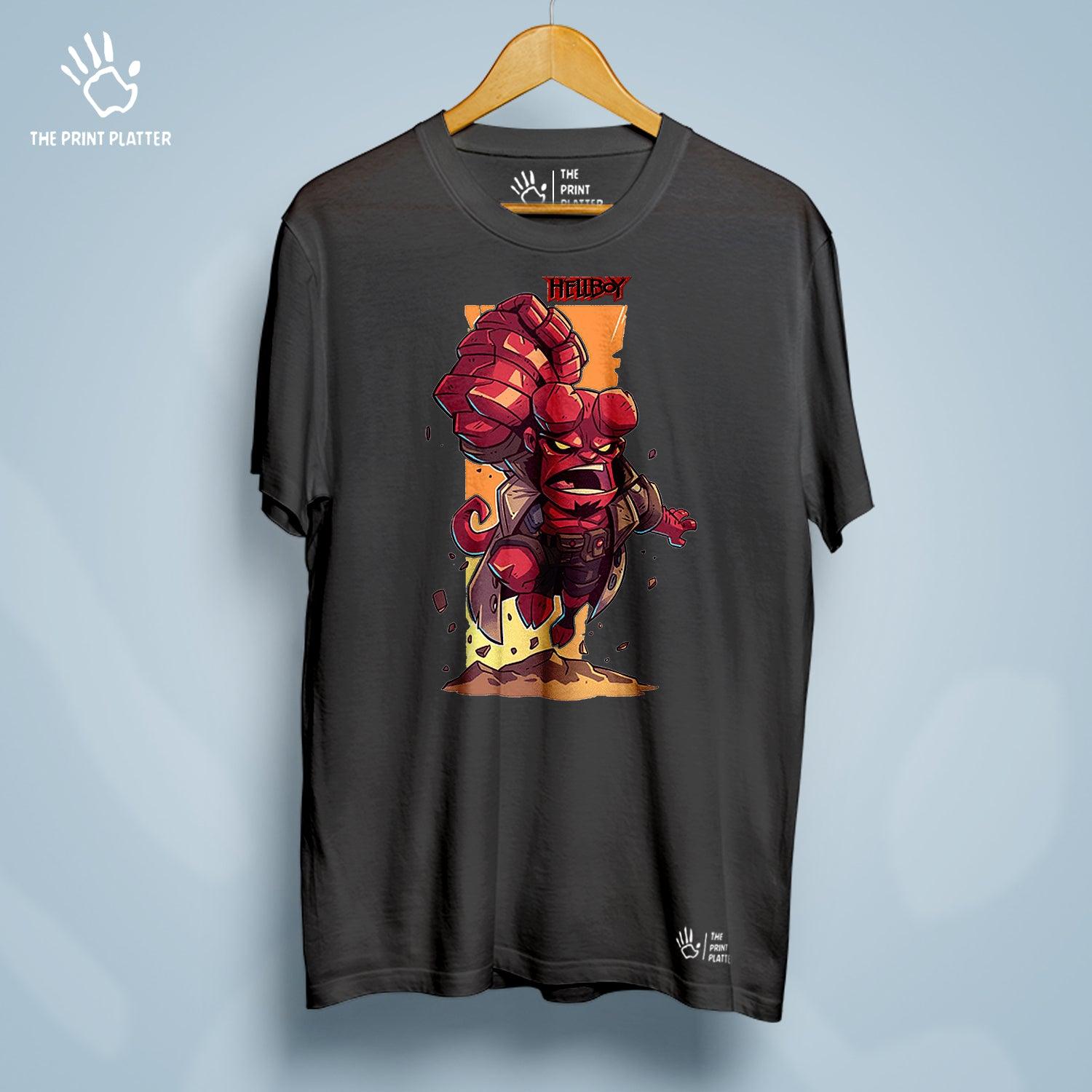 HellBoy Cotton Bio Wash 180gsm T-shirt | T-R214