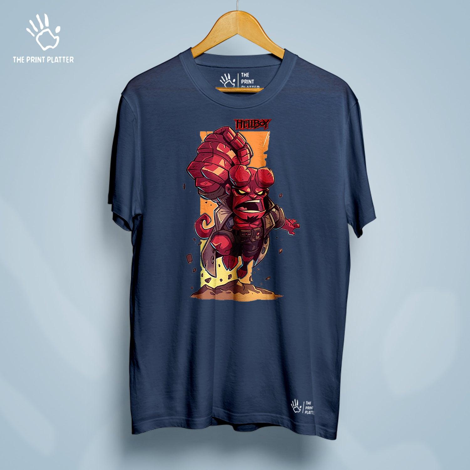 HellBoy Cotton Bio Wash 180gsm T-shirt | T-R214