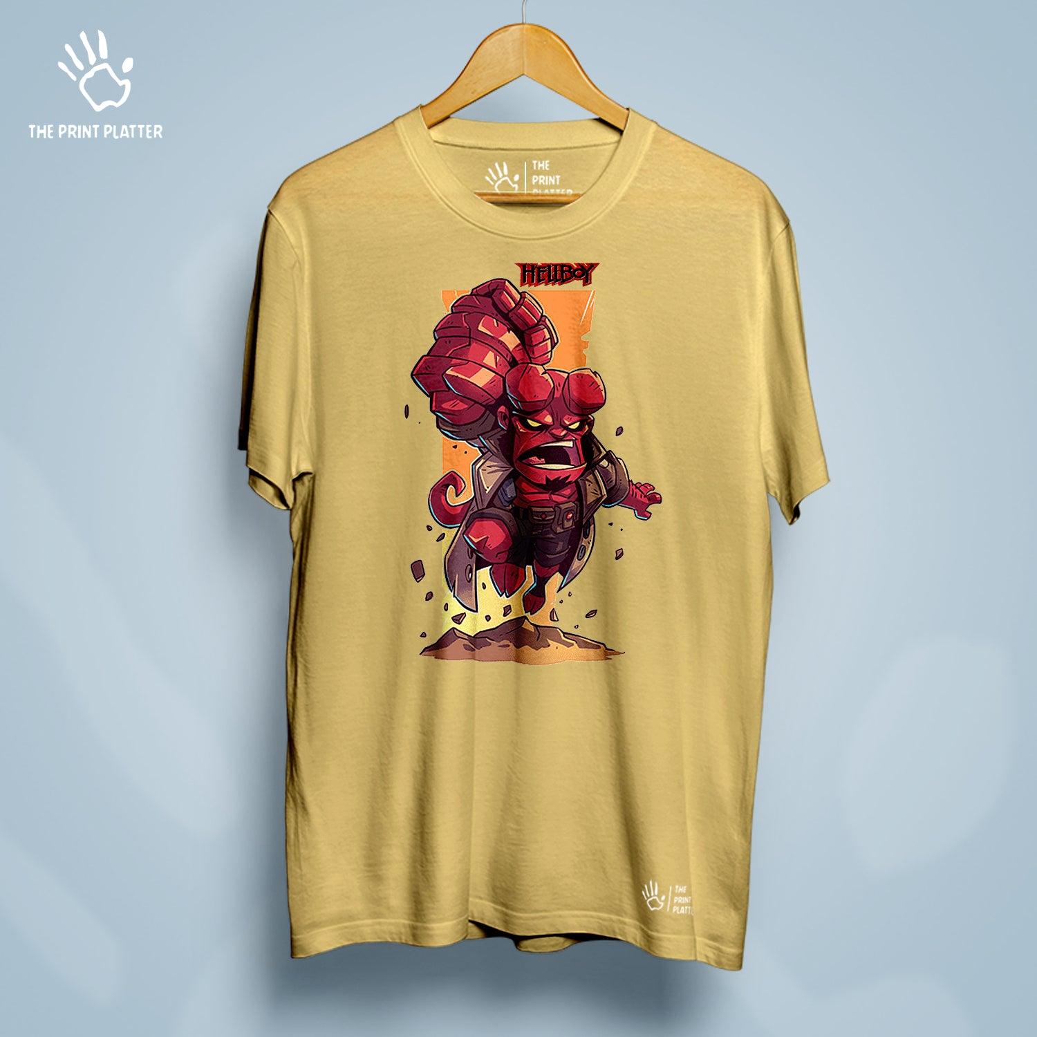 HellBoy Cotton Bio Wash 180gsm T-shirt | T-R214