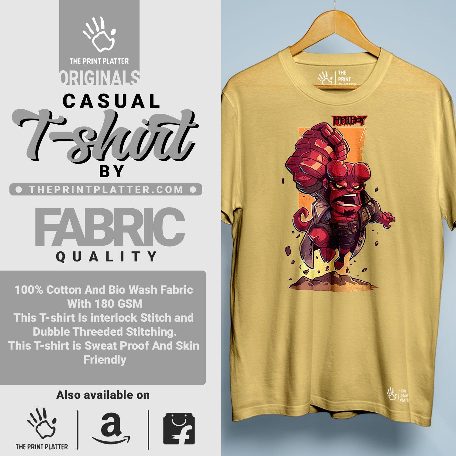 HellBoy Cotton Bio Wash 180gsm T-shirt | T-R214