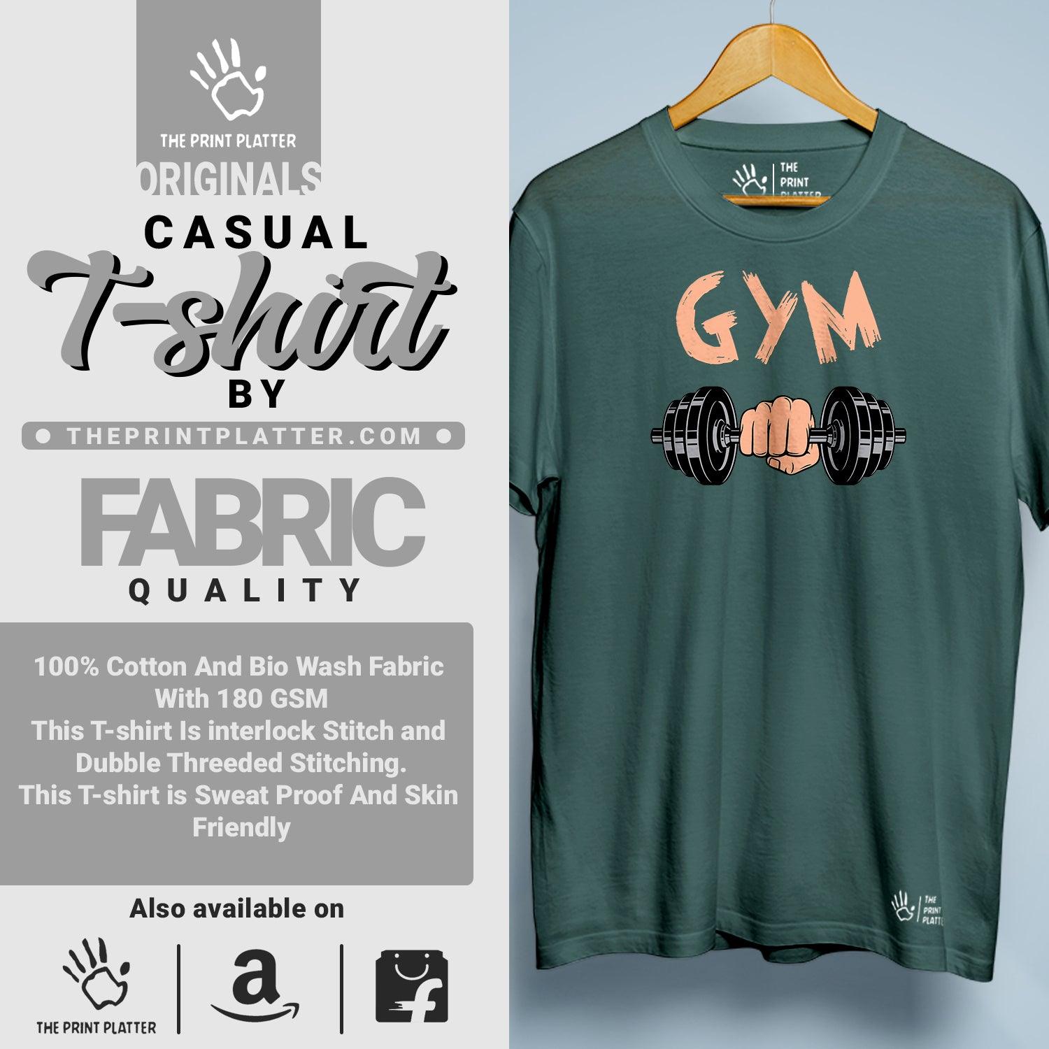 Gym Cotton Bio Wash 180gsm T-shirt | T-R25
