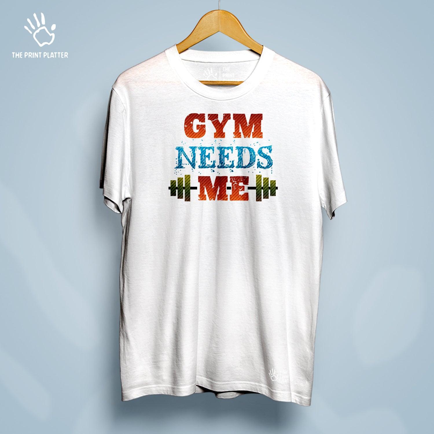 Gym Need Me Cotton Bio Wash 180gsm T-shirt | T-R27