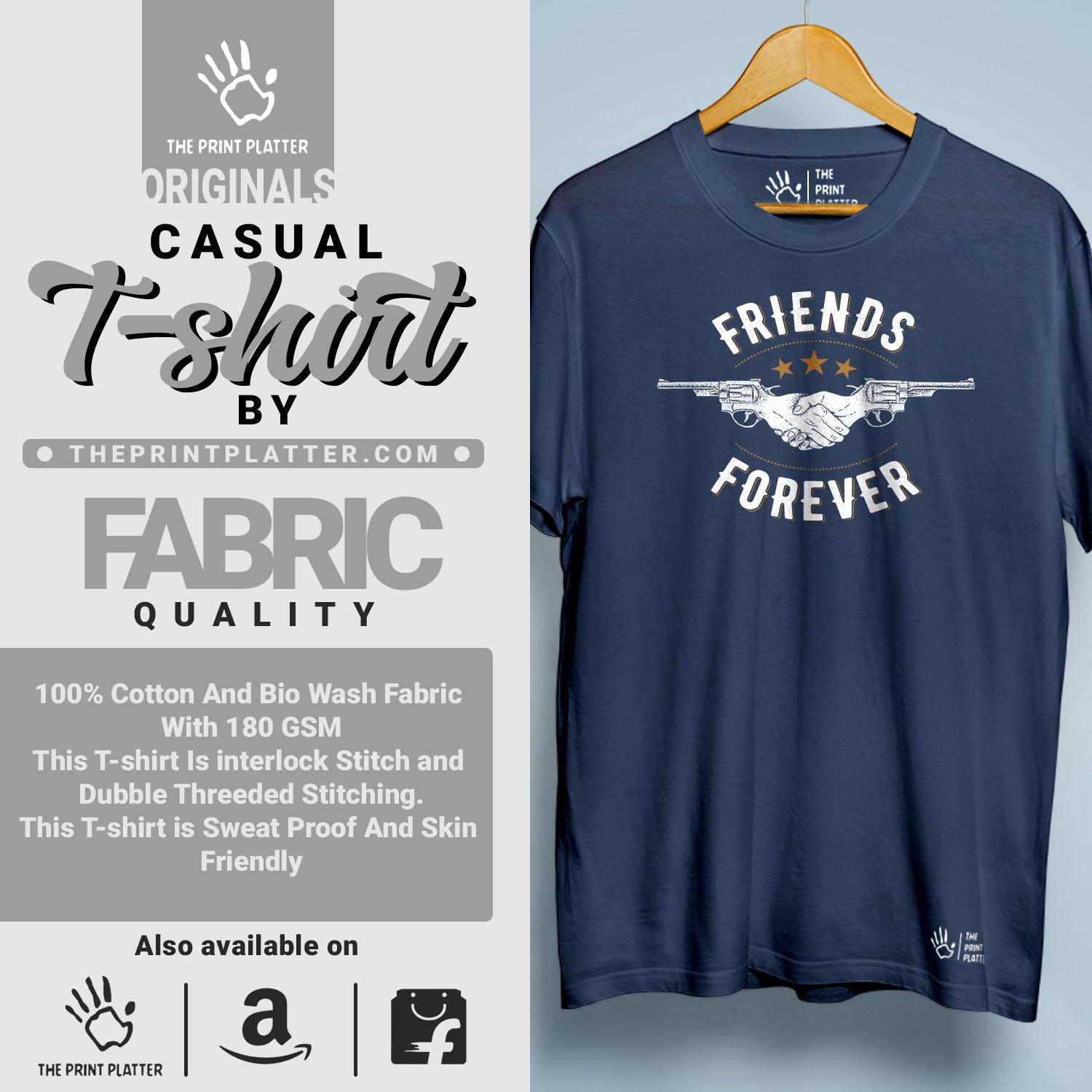 Friends Forever Cotton Bio Wash 180gsm T-shirt | T-R280