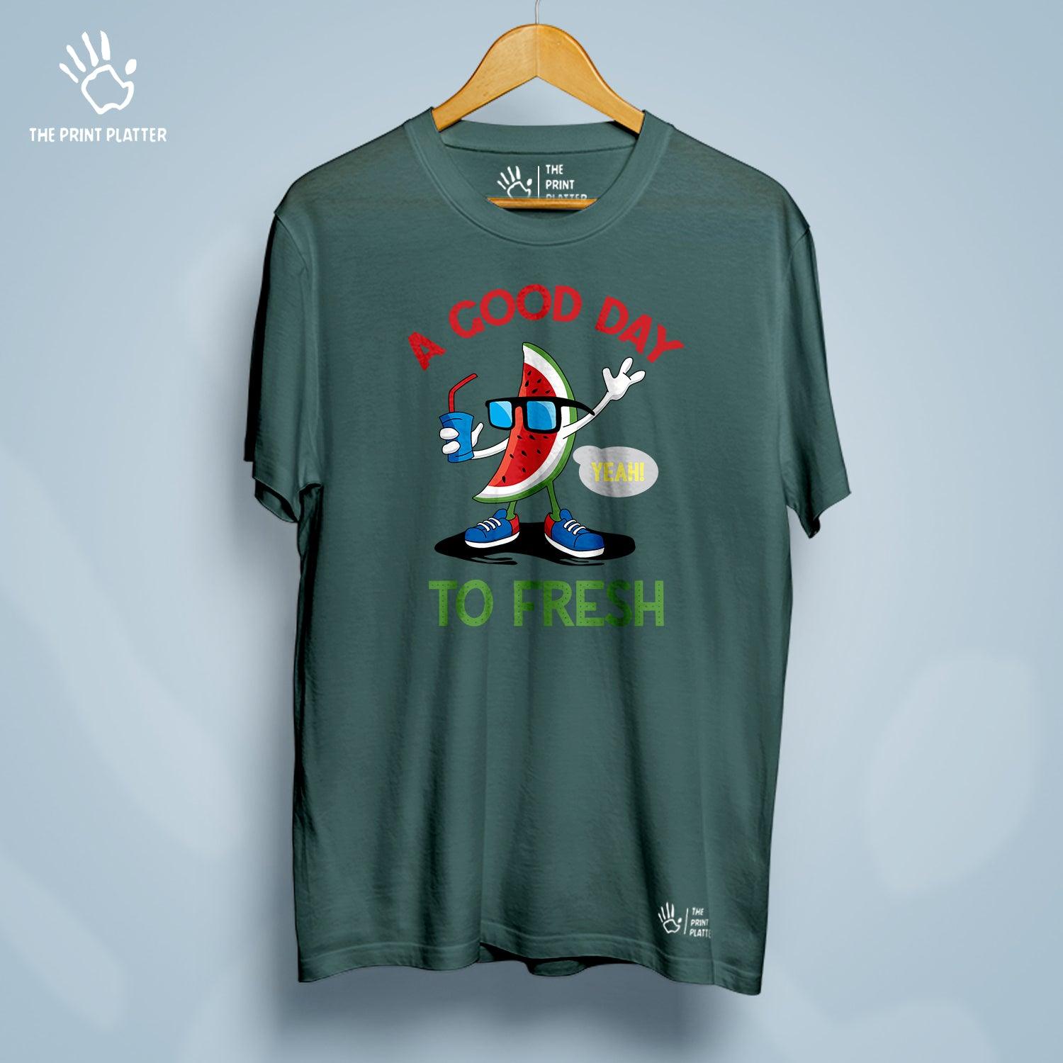 A Good Day To Fresh Cotton Bio Wash 180gsm T-shirt | T-R281