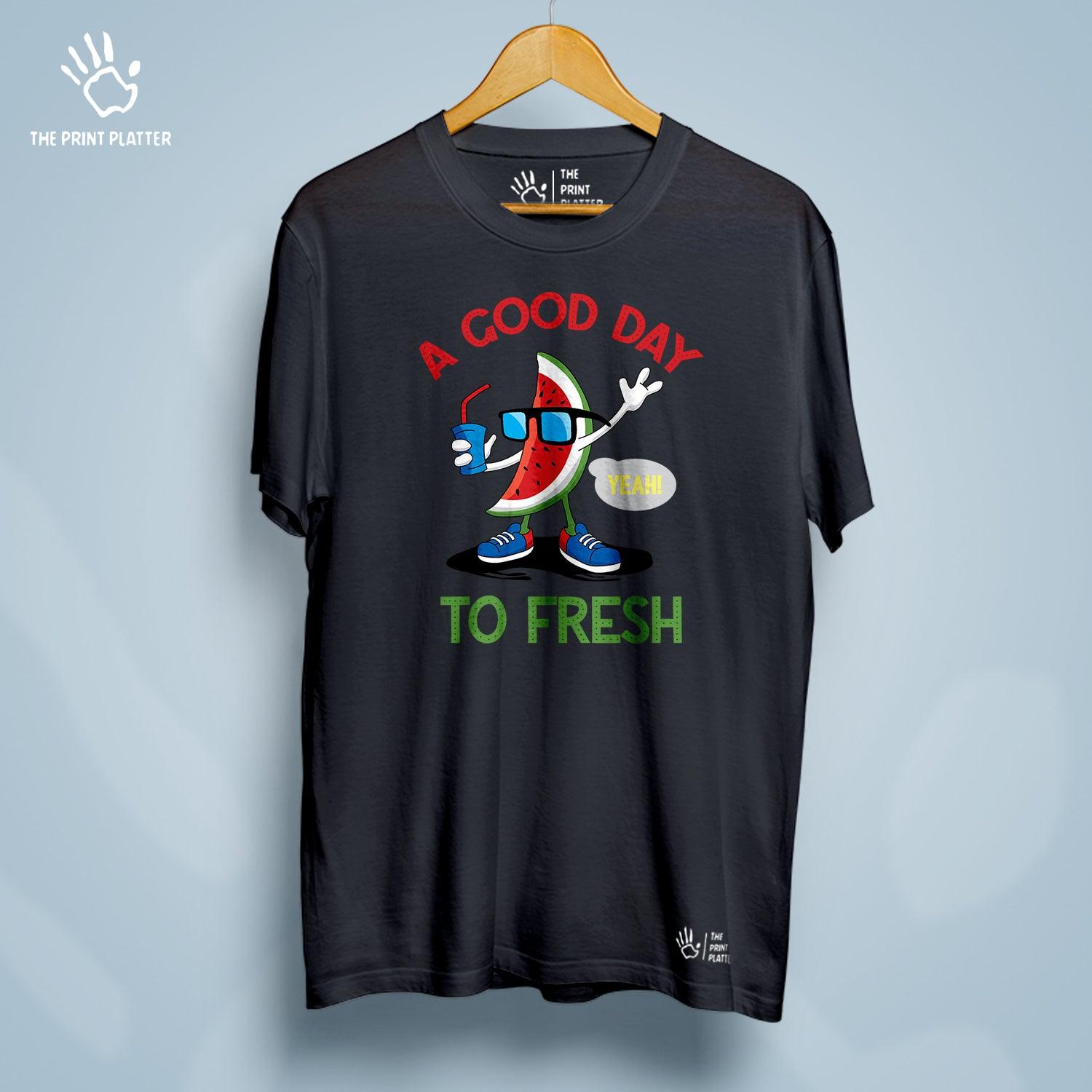 A Good Day To Fresh Cotton Bio Wash 180gsm T-shirt | T-R281