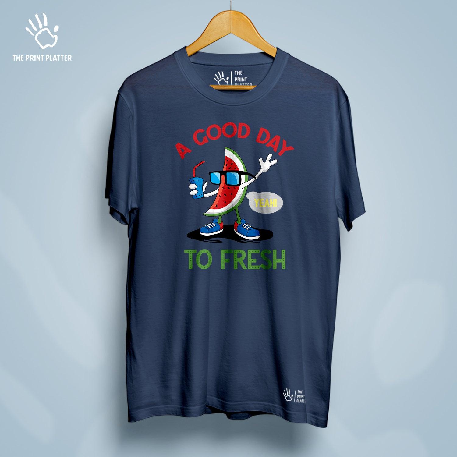 A Good Day To Fresh Cotton Bio Wash 180gsm T-shirt | T-R281