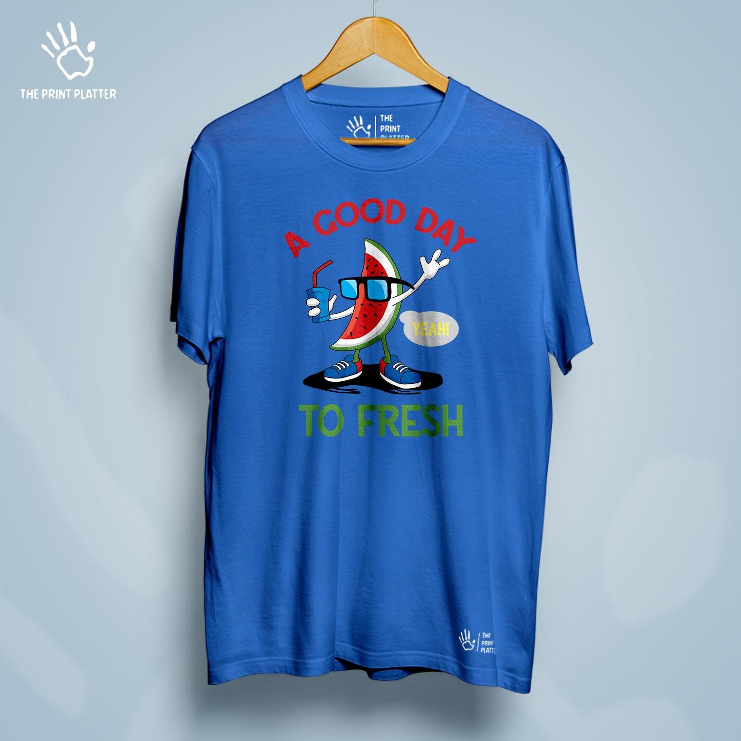 A Good Day To Fresh Cotton Bio Wash 180gsm T-shirt | T-R281