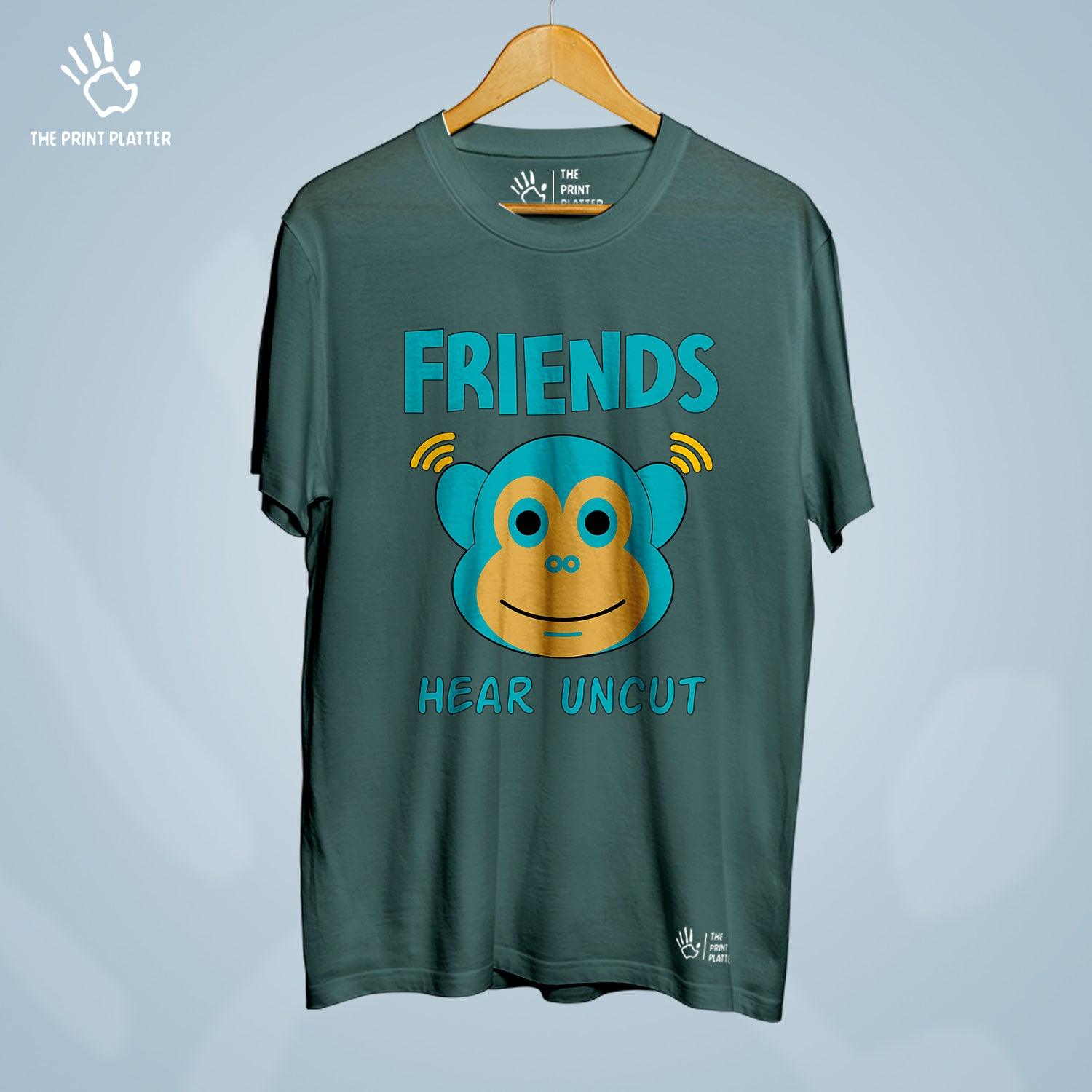 Friends Hear Uncut Cotton Bio Wash 180gsm T-shirt | T-R296