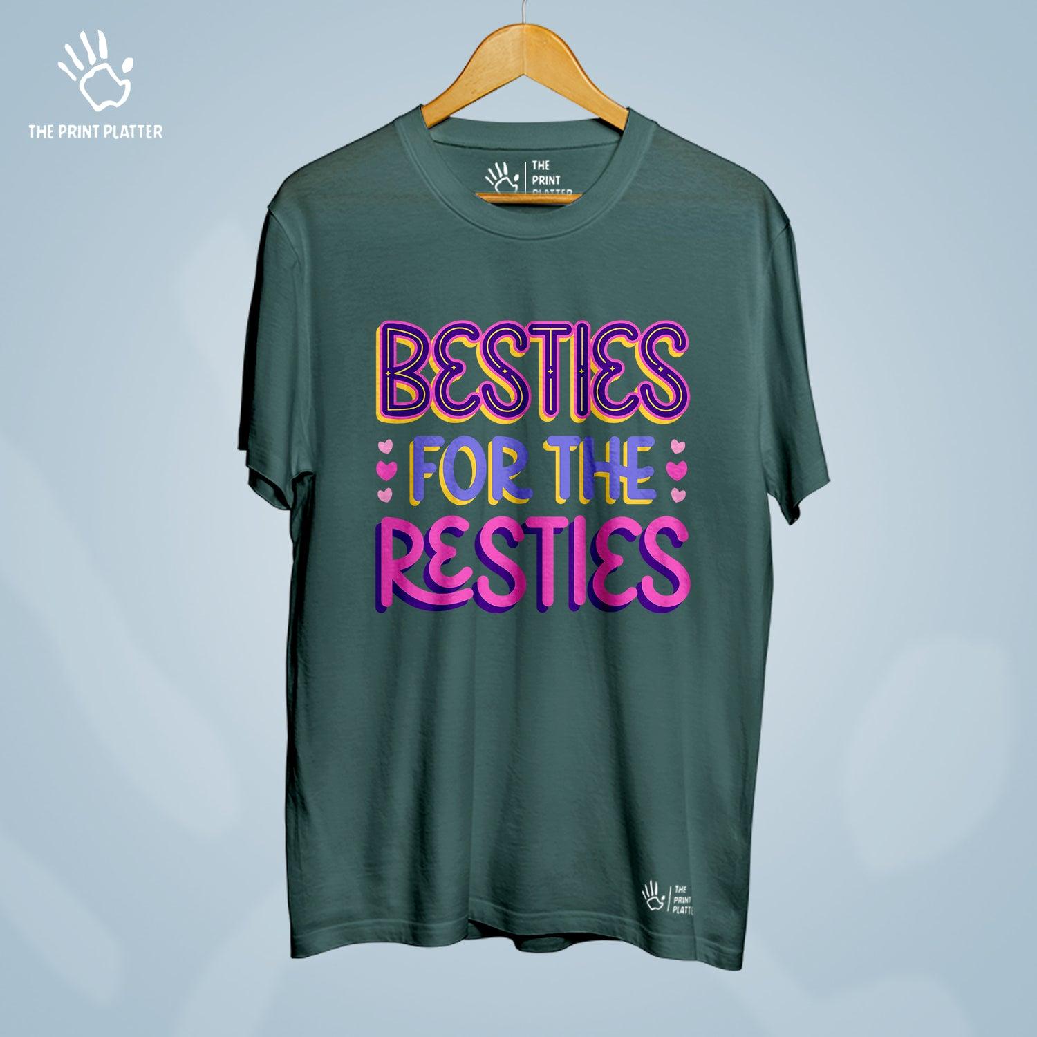 Besties For The Resties Cotton Bio Wash 180gsm T-shirt | T-R307
